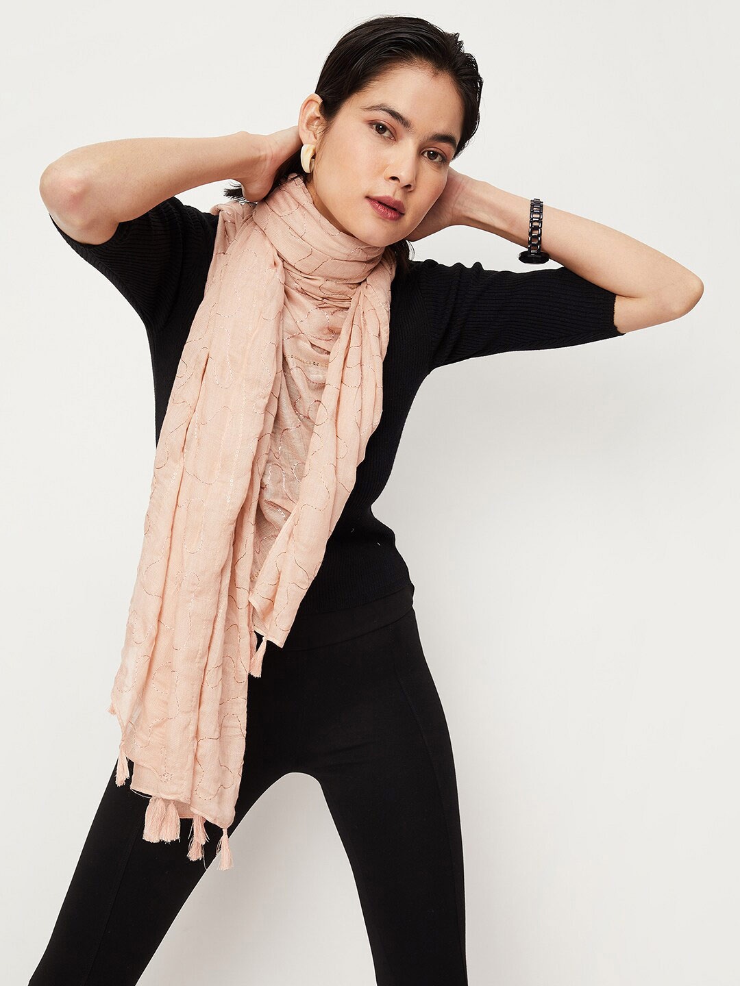 

max Women Scarf, Pink