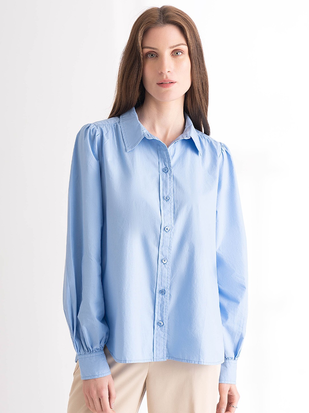 

B.Copenhagen Pure Cotton Casual Shirt, Blue