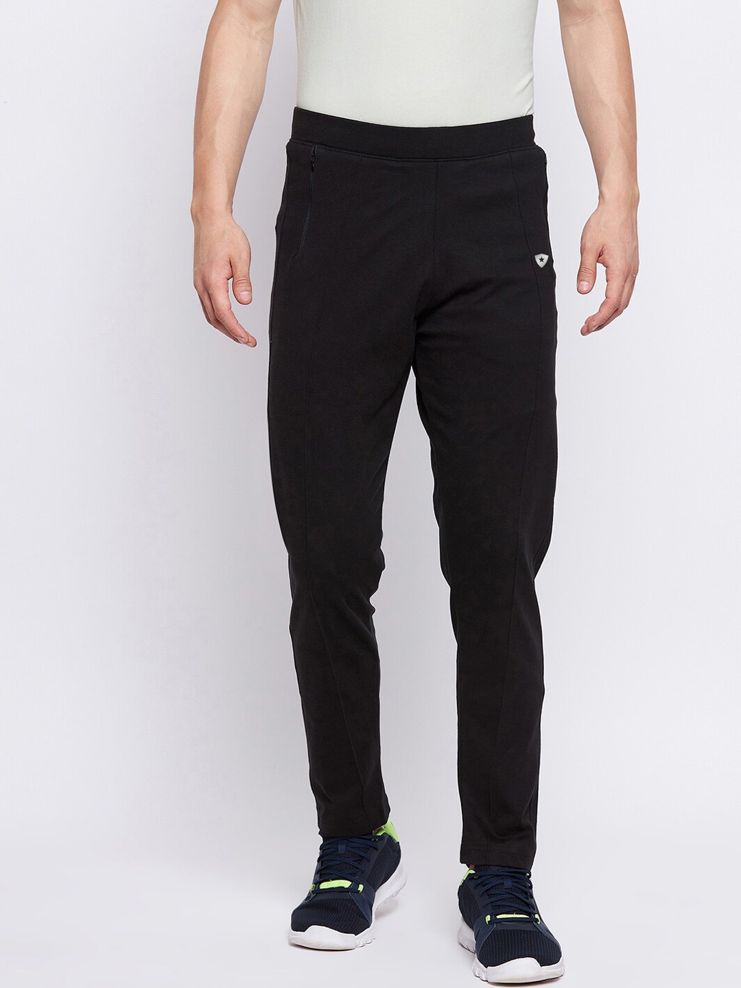 

FRENCH FLEXIOUS Men Regular Fit Anti-Bacterial Track Pant, Black