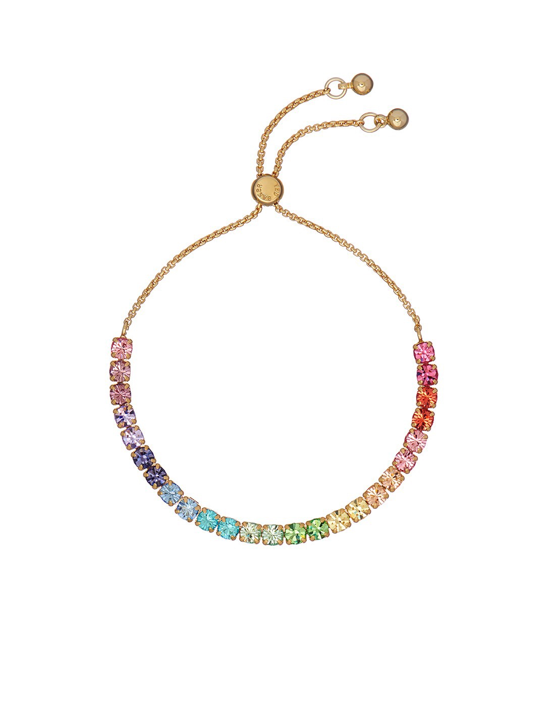 

Ted Baker Gold-Plated Brass Crystals Charm Bracelet, Green