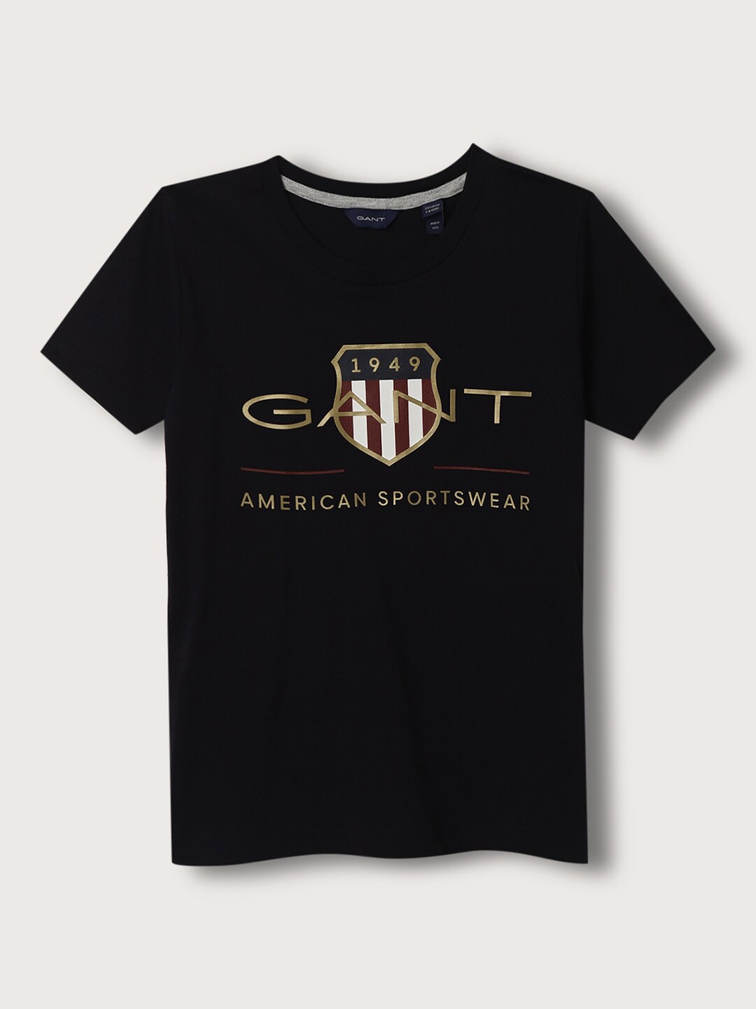 

GANT Boys Printed Organic Cotton T-shirt, Navy blue