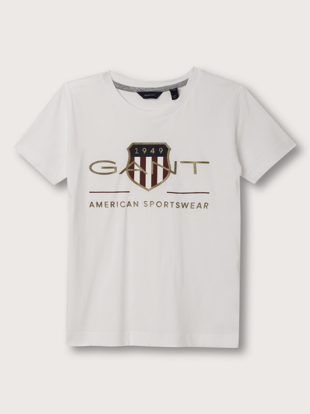 

GANT Boys Printed Organic Cotton T-shirt, White