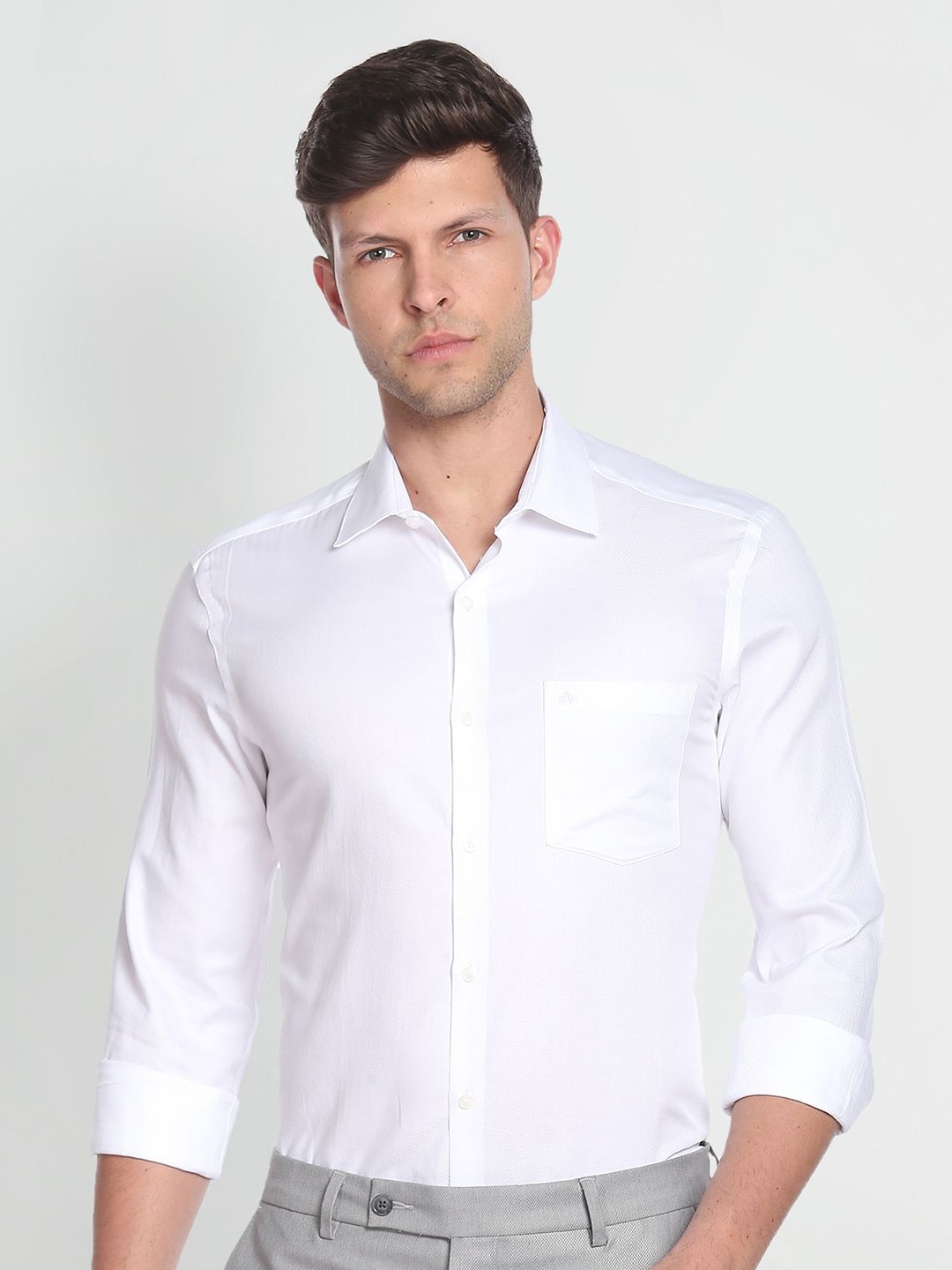 

Arrow Pure Cotton Slim Fit Formal Shirt, White