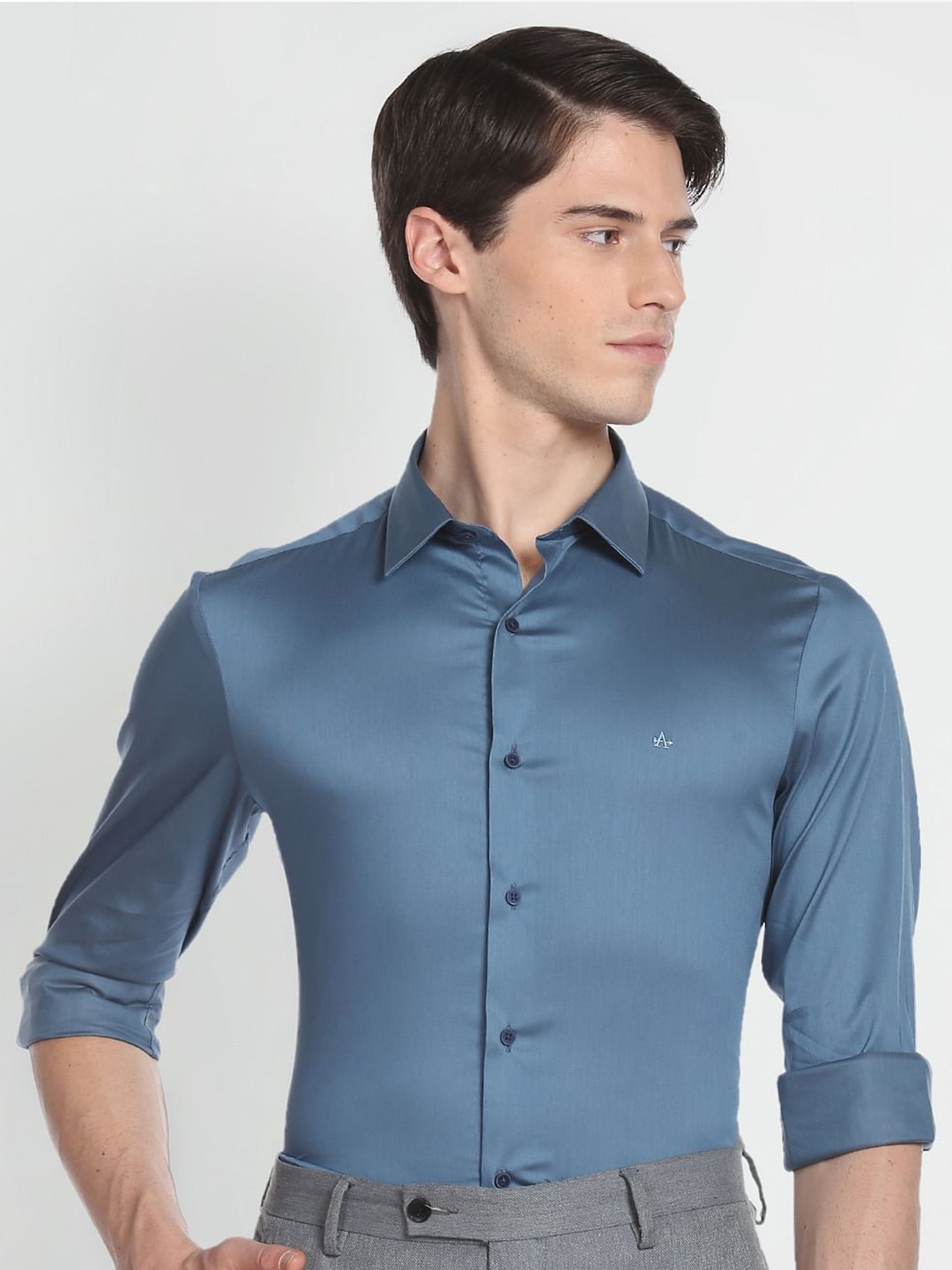 

Arrow New York Skinny Fit Formal Shirt, Teal