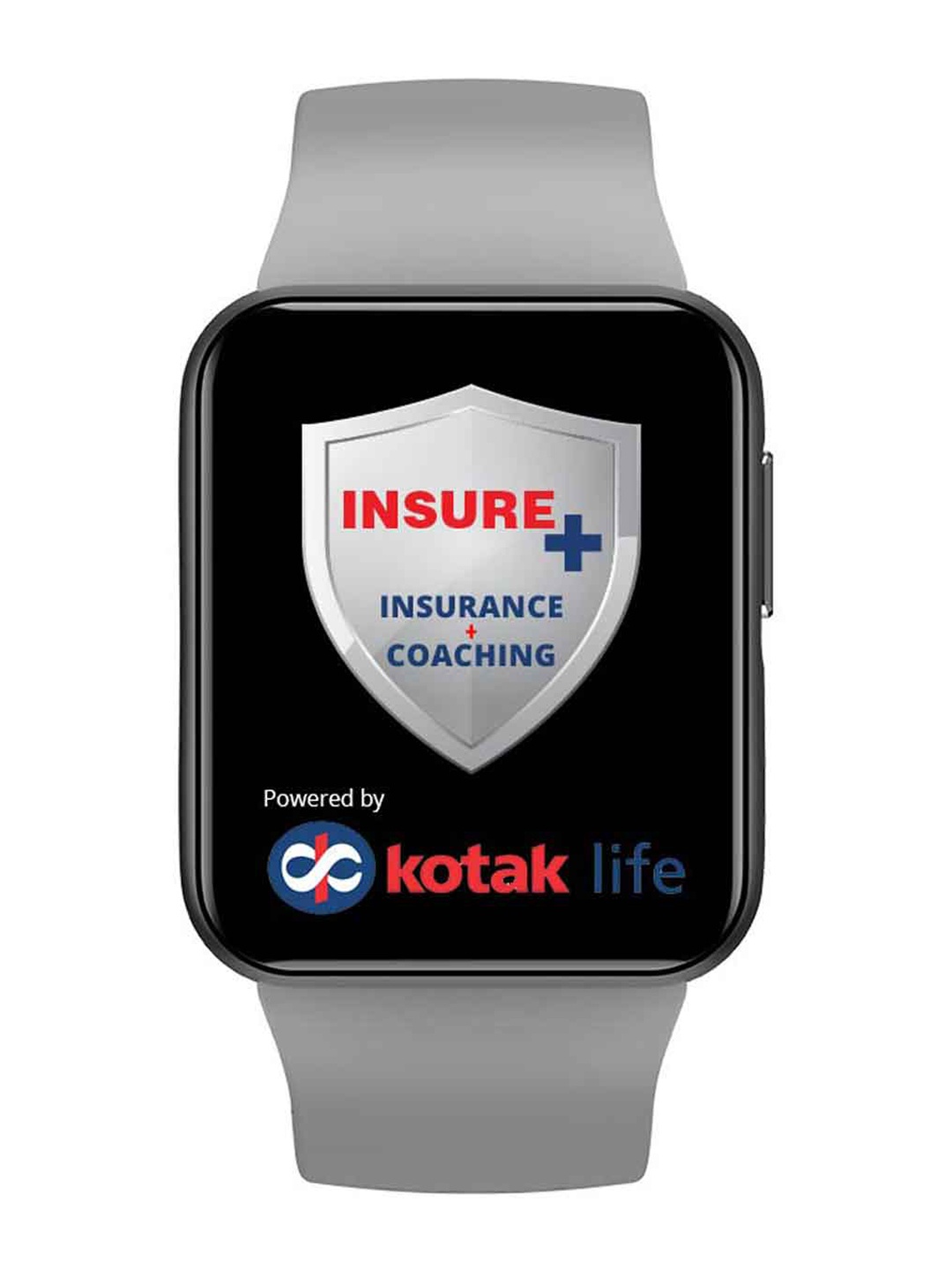 

GOQii Vital Lite 5 lakhs Health & 1 lakh Life Insurance Smartwatch, Grey