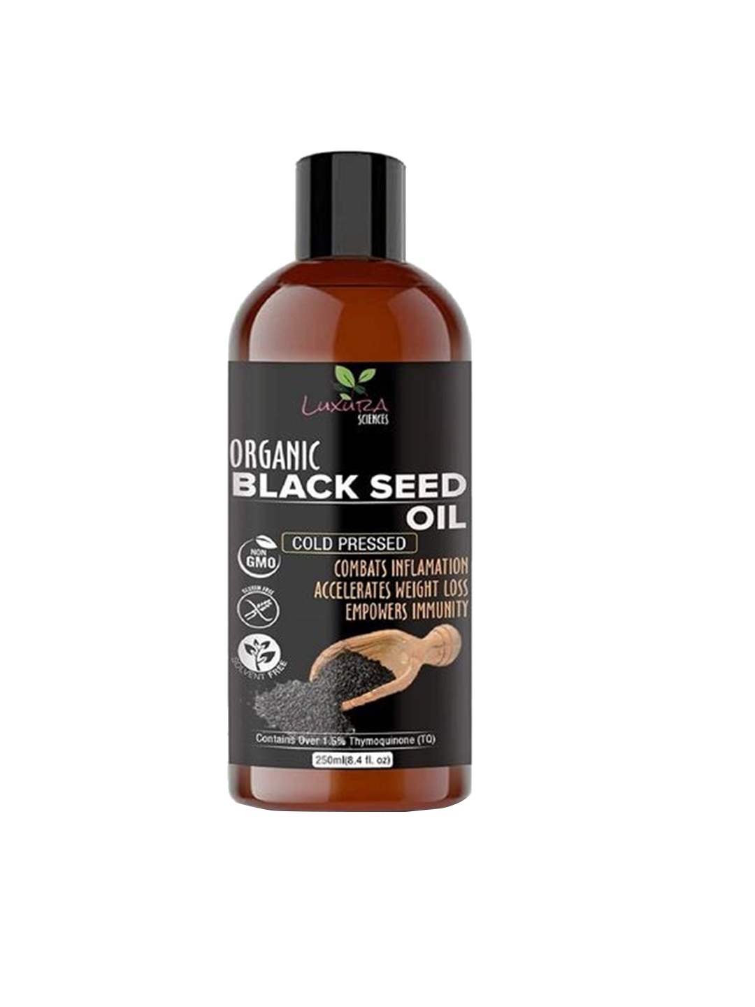 

Luxura Sciences Black Seed Kalonji Oil 250 ml, Brown