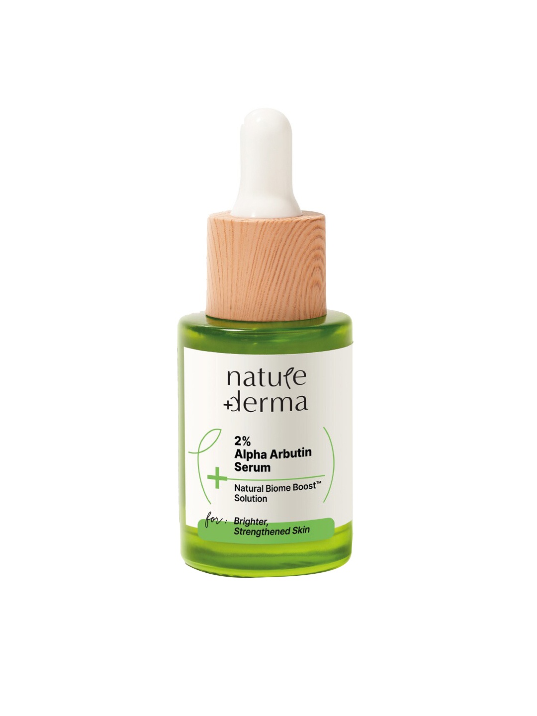 

Nature Derma 2% Alpha Arbutin Face Serum with Natural Biome-Boost - 30 ml, Green