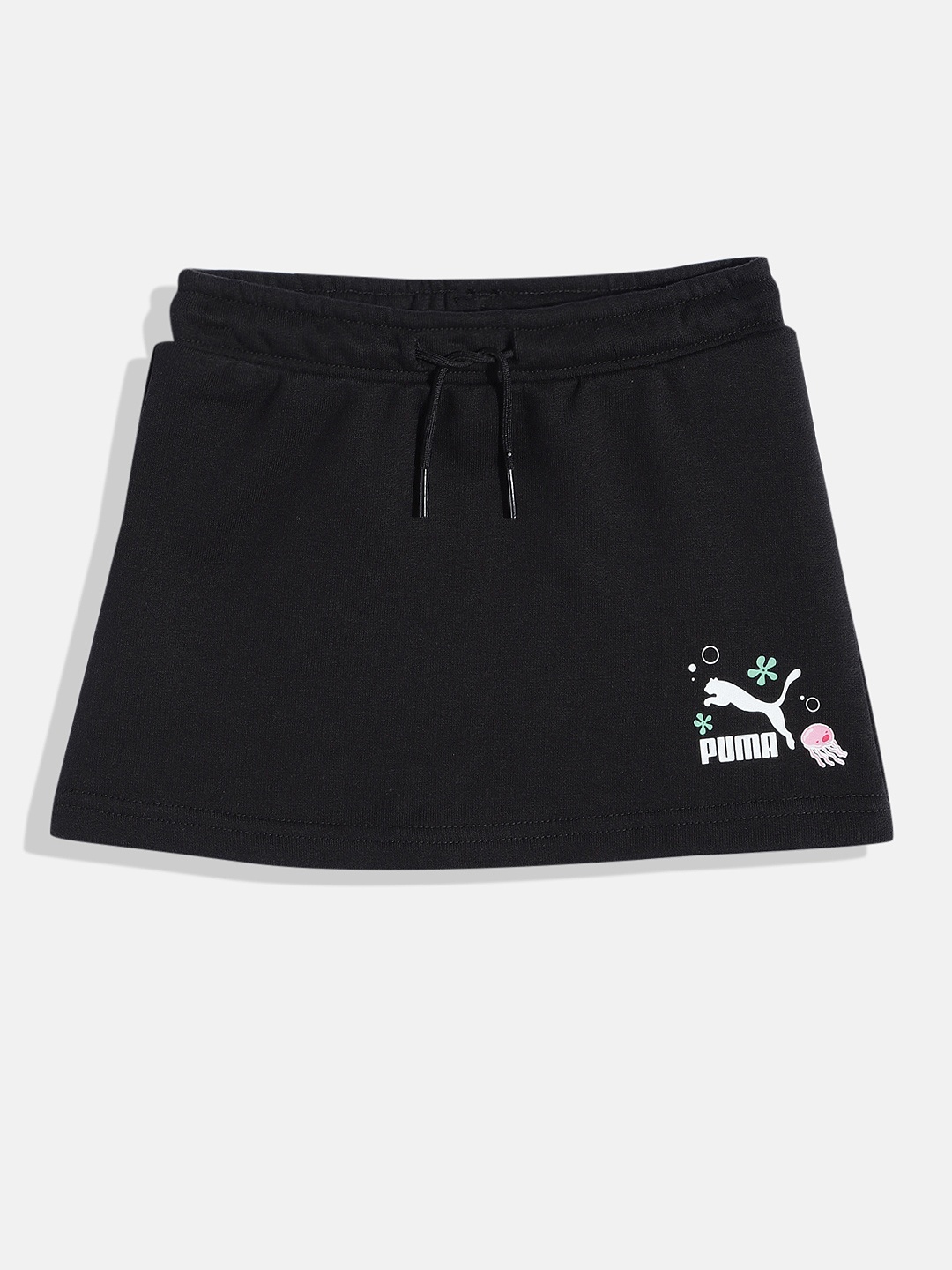 

Puma Girls x SPONGEBOB Pure Cotton Regular fit Skirt, Black