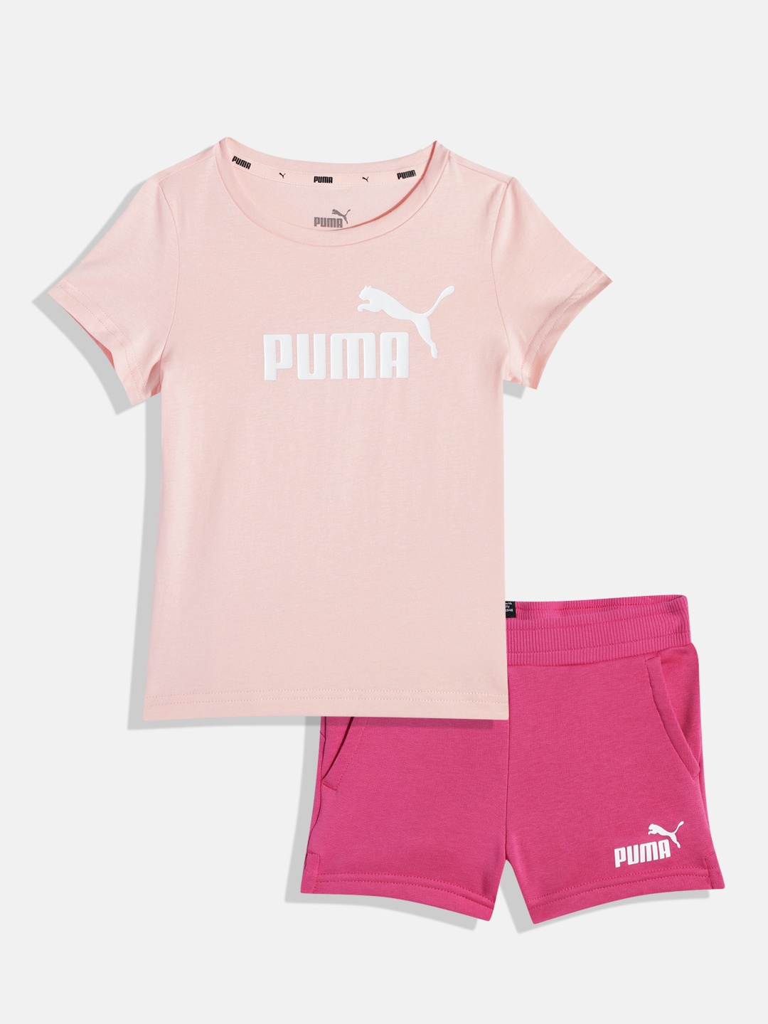 

Puma Girls Brand Logo Clothing Set, Pink