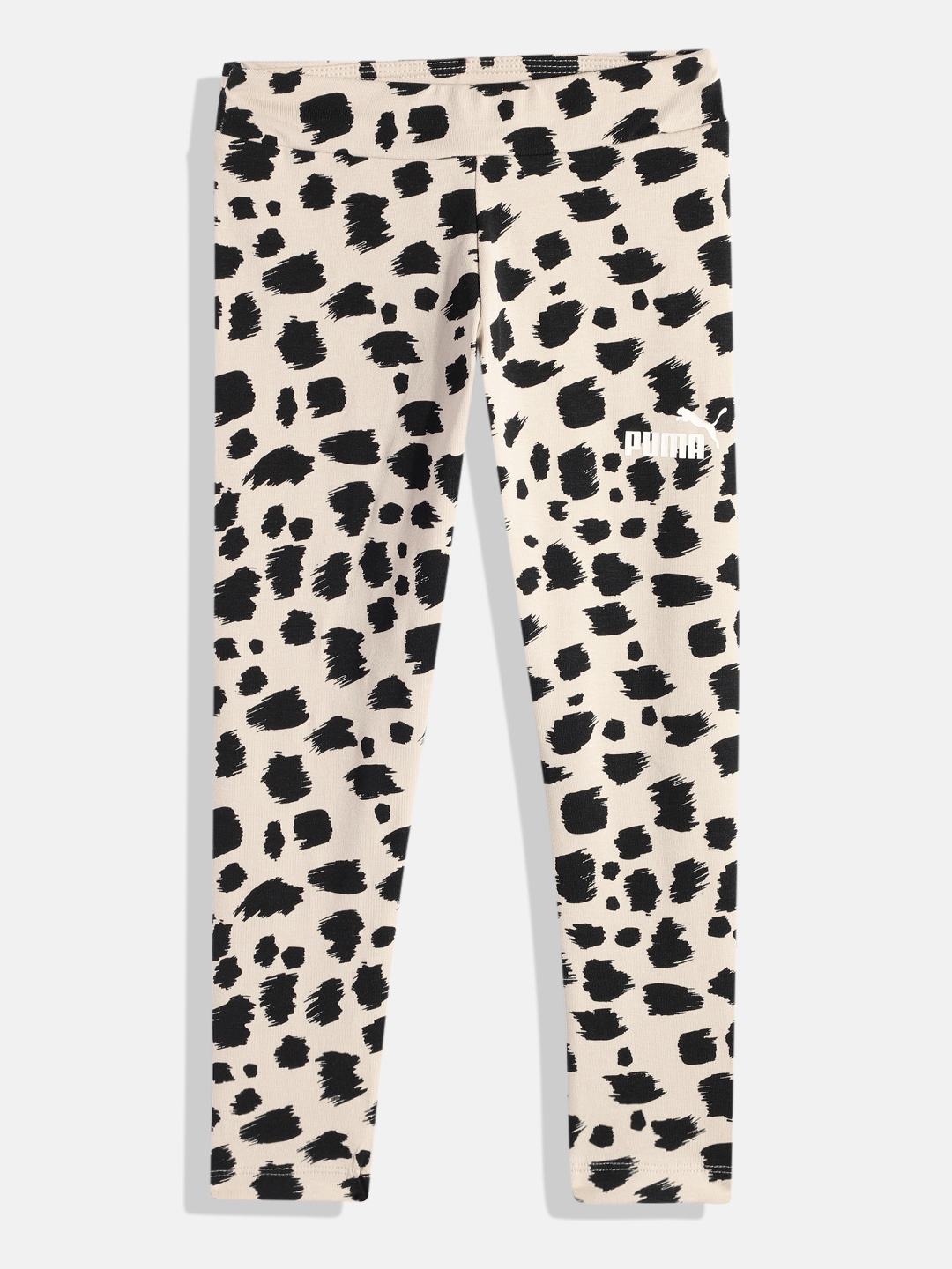 

Puma Girls Essential+ Animal Printed Tights, Black