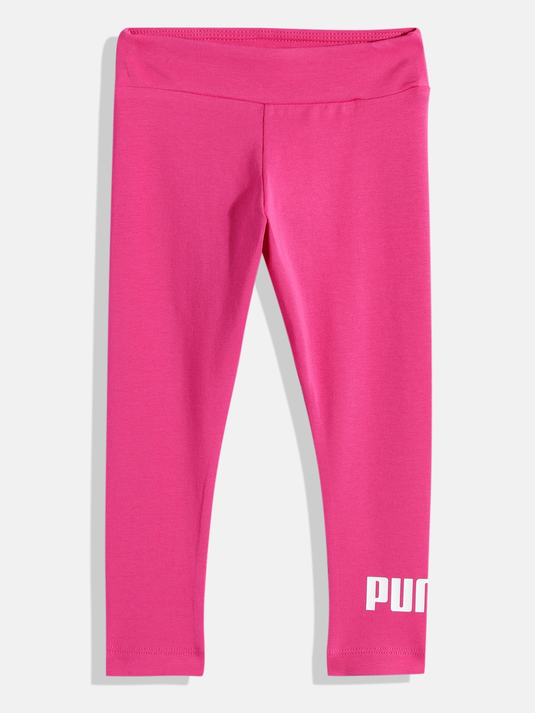 

Puma Girls Essential Brand Logo Printed Tights, Pink