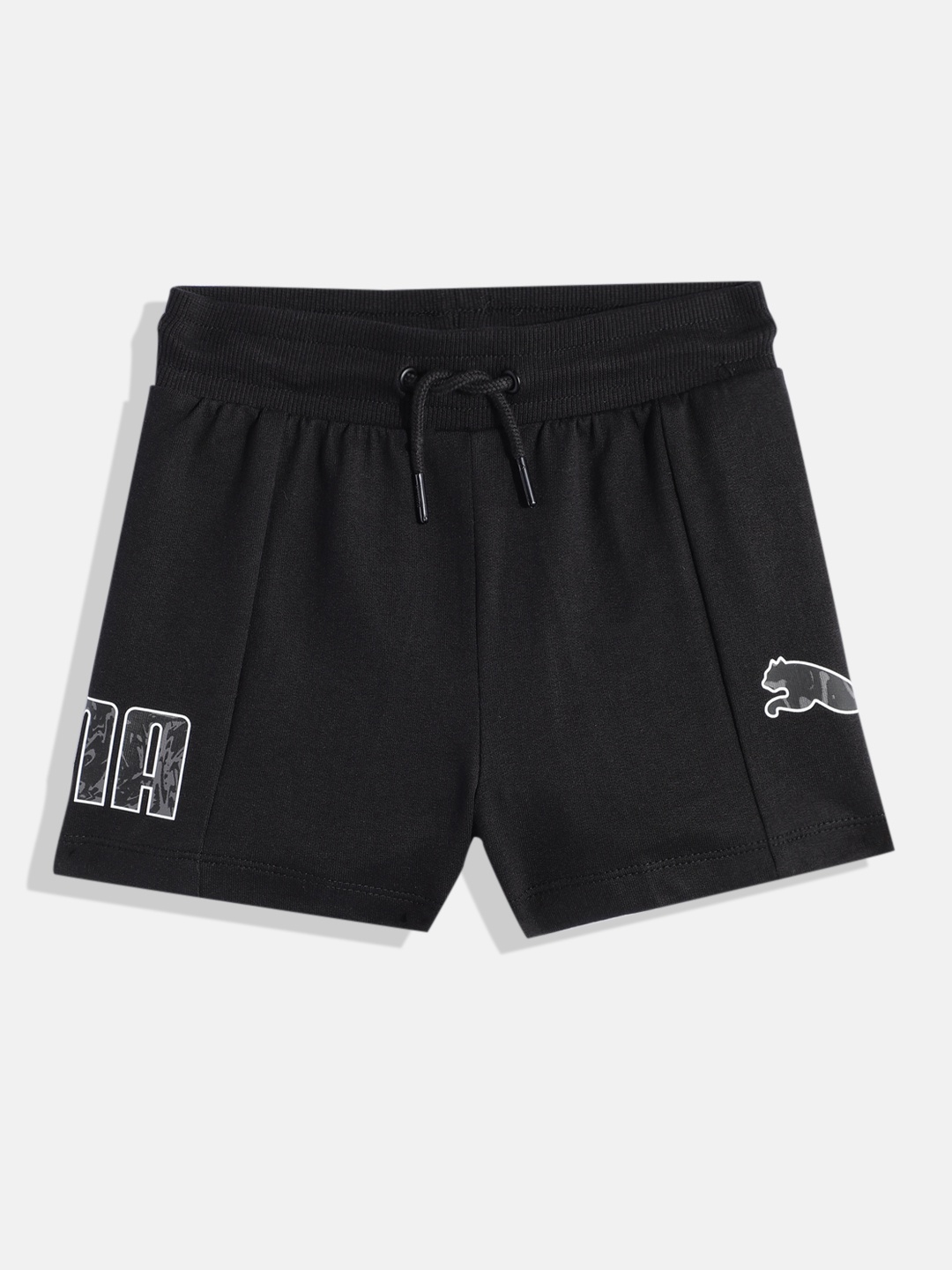 

Puma Girls Power Pure Cotton Regular fit Regular Shorts, Black