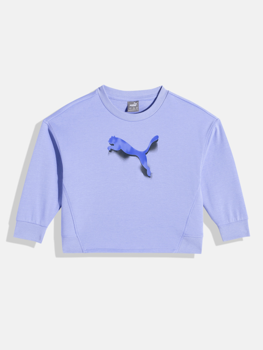 

Puma Girls Printed Modern Sweatshirt, Blue