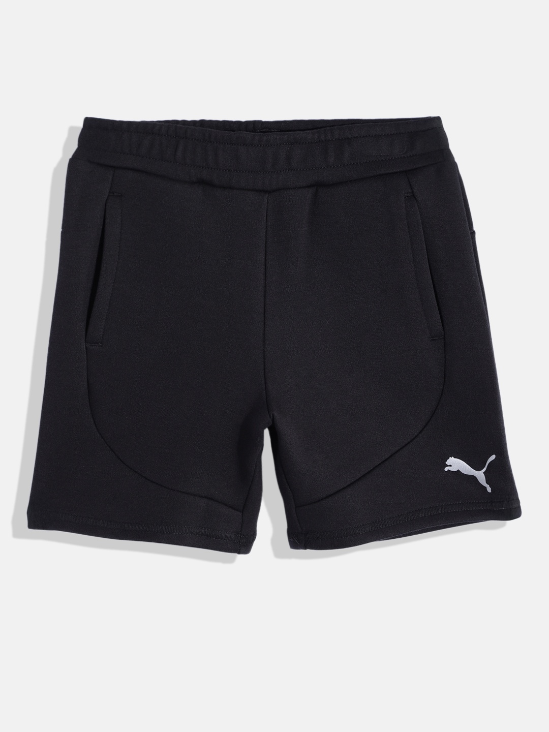 

Puma Boys EVOSTRIPE 8" Youth Cotton Sports Shorts, Black