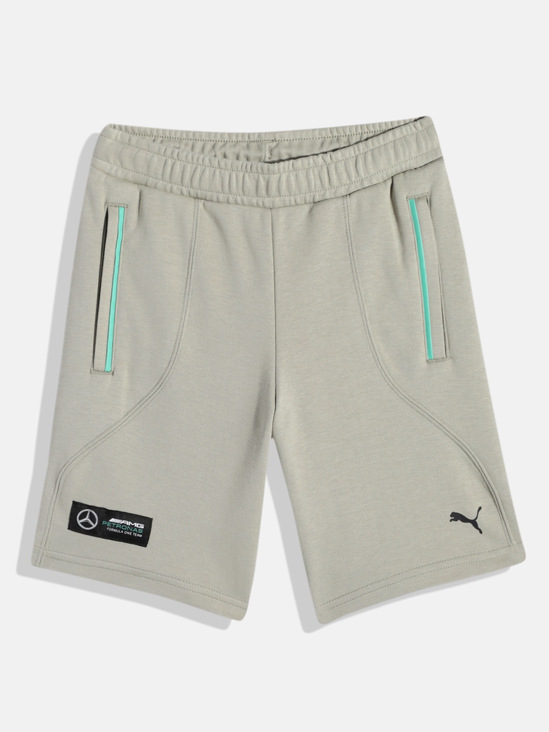 

Puma Kids Mercedes AMG Petronas Sweat Youth dryCELL Regular Fit Motorsports Shorts, Olive