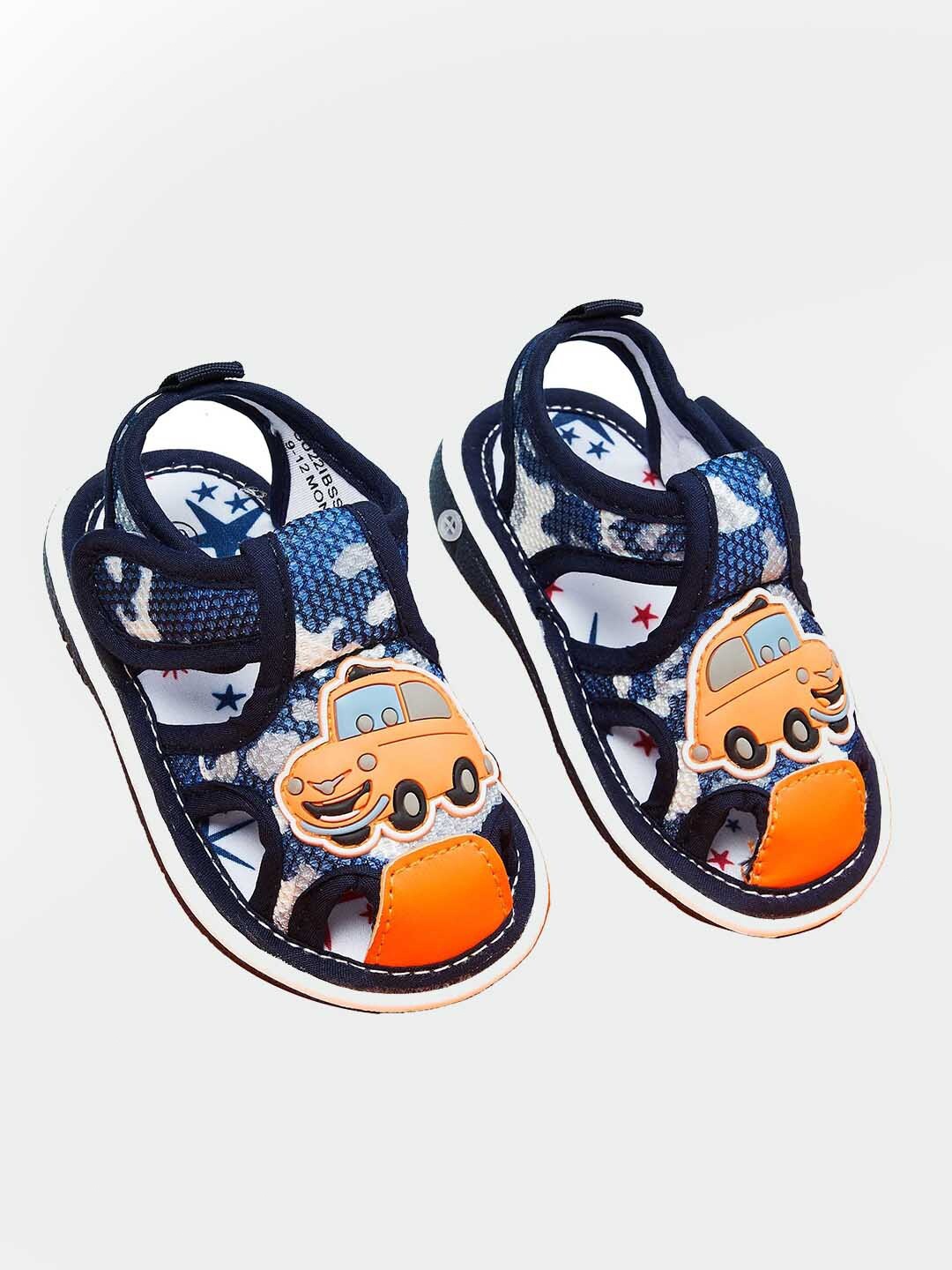 

max Infant Canvas Comfort Sandals, Navy blue
