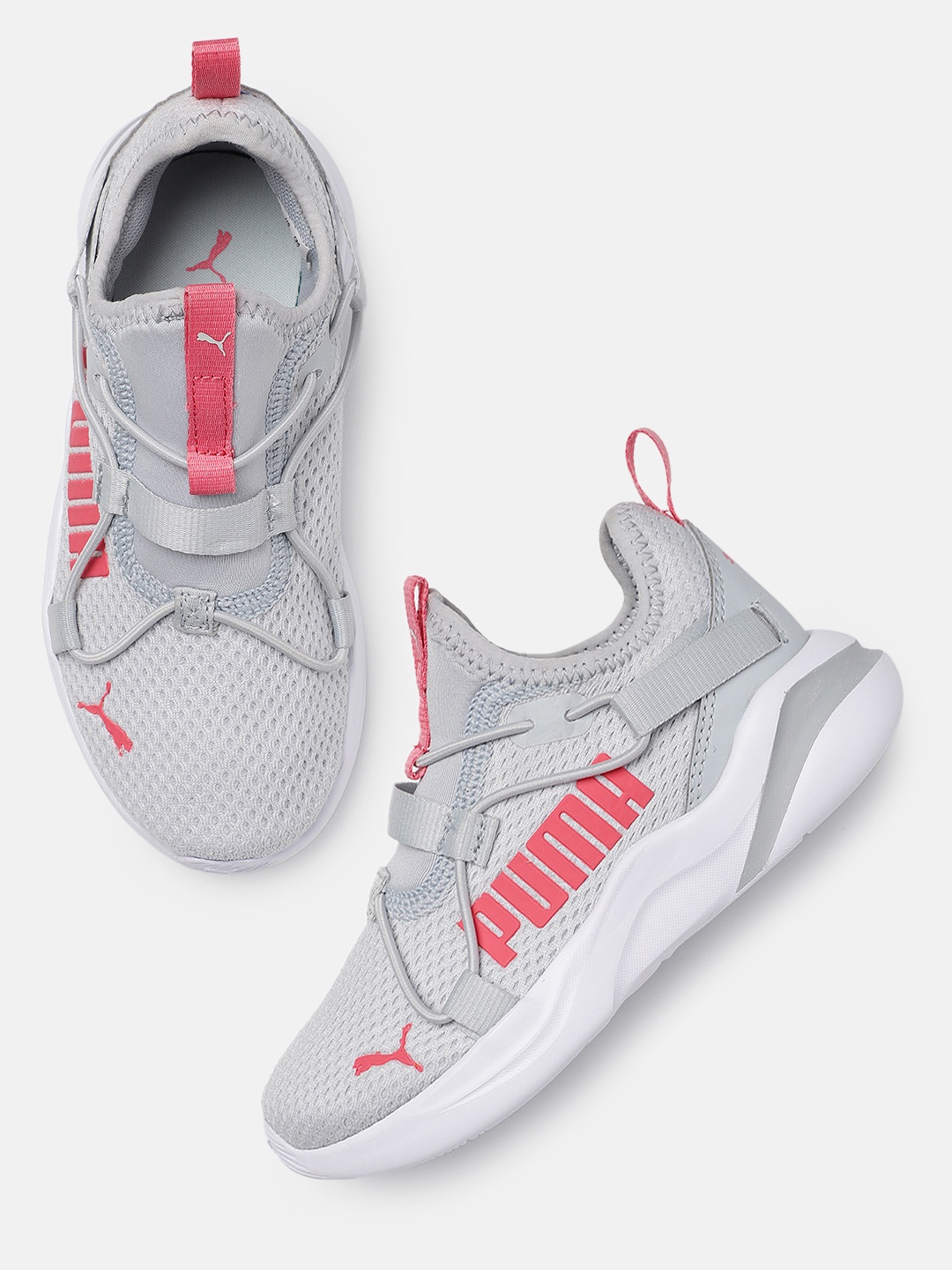 

Puma Kids Rift Pop Slip-On Running Shoes, Grey