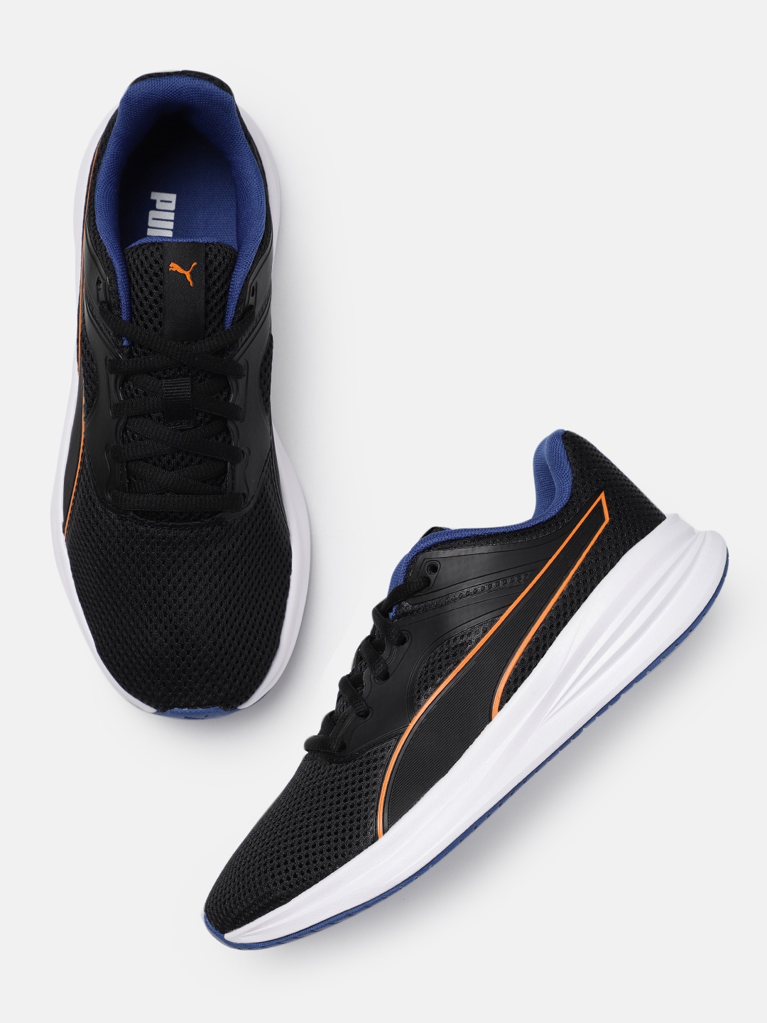 

Puma Kids Transport Block Youth Running Shoes, Black