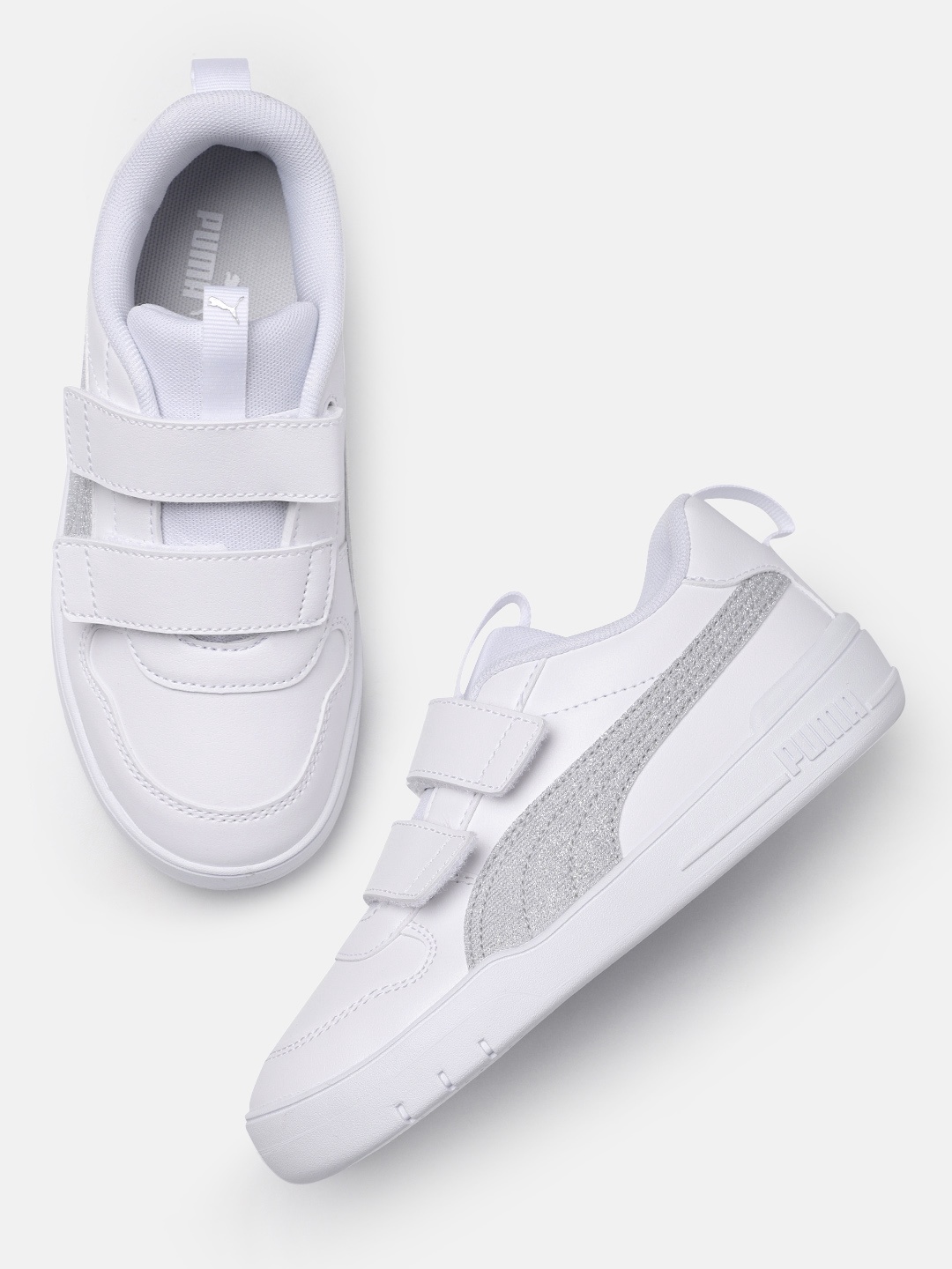 

Puma Kids Slip-On Trainers, White