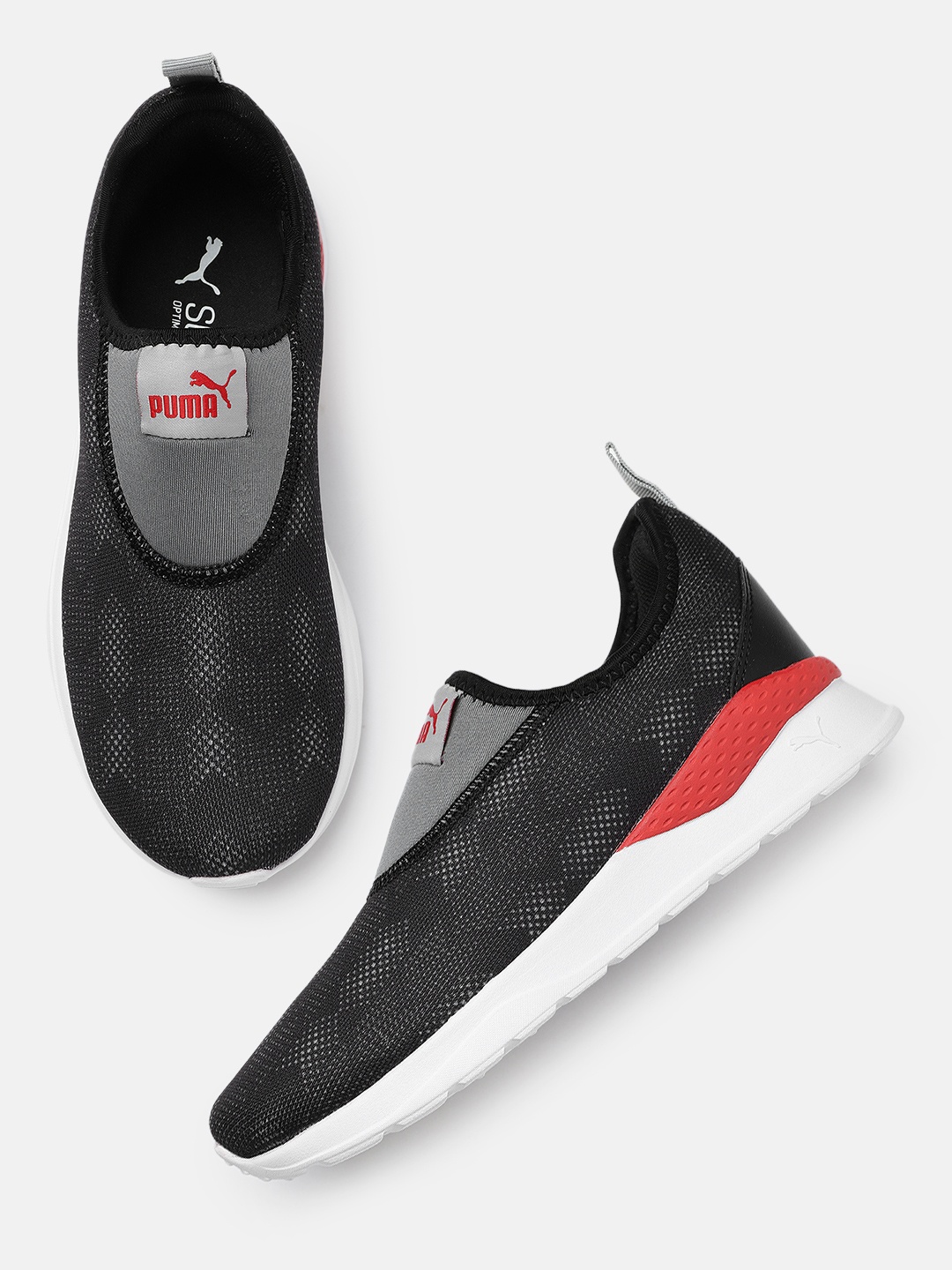 

Puma Kids Barney Youth Slip-On Sneakers, Black