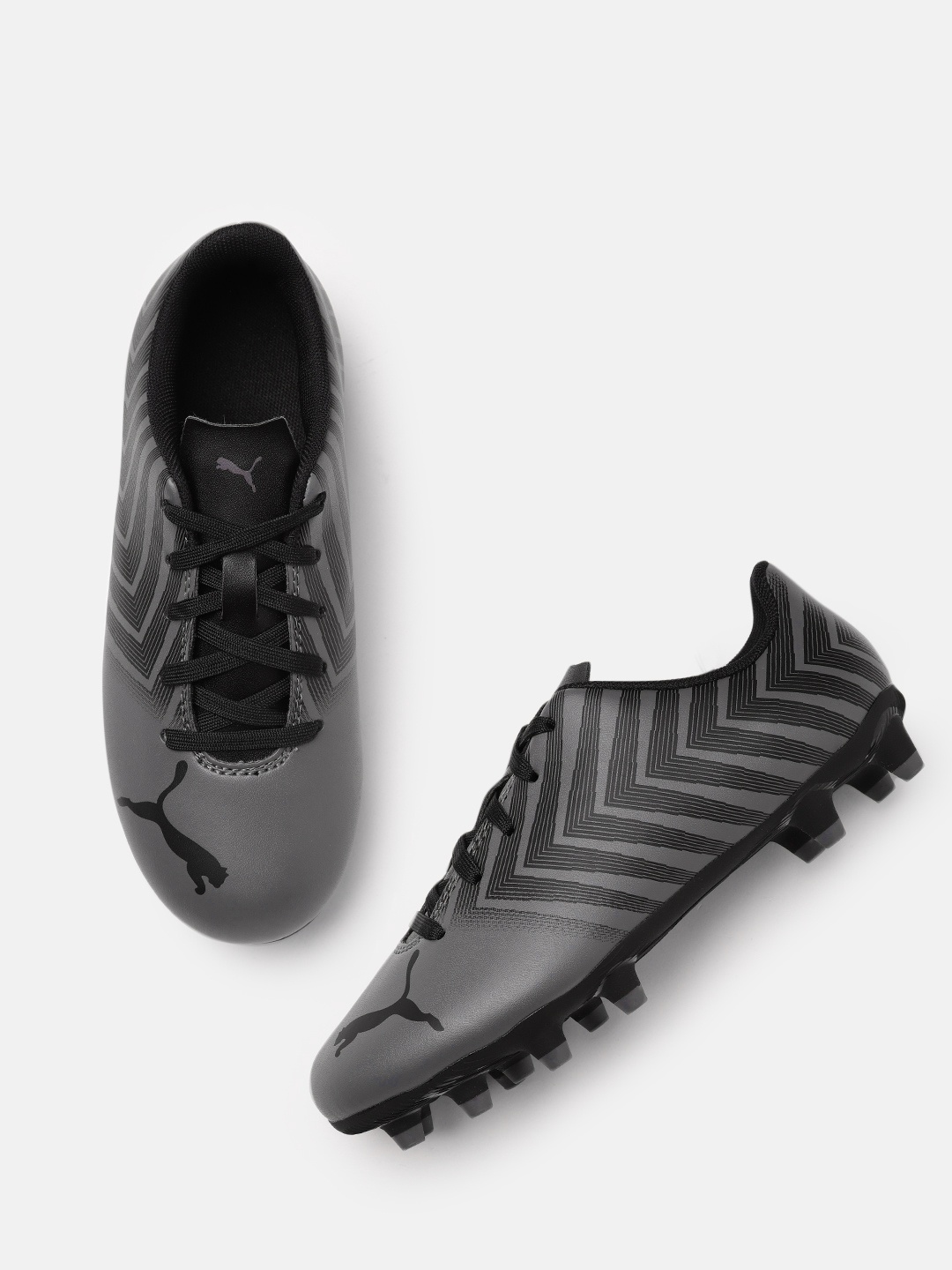 

Puma Kids TACTO II FG/AG Football Boots, Grey