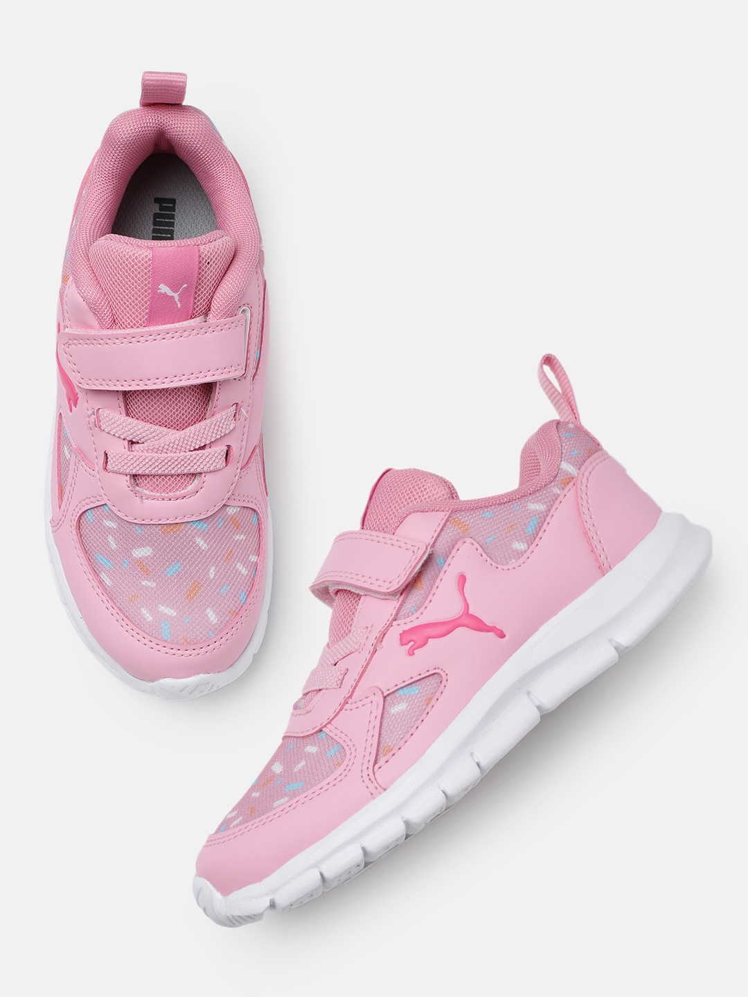 

Puma Kids Runner V1 Printed Sneakers, Pink