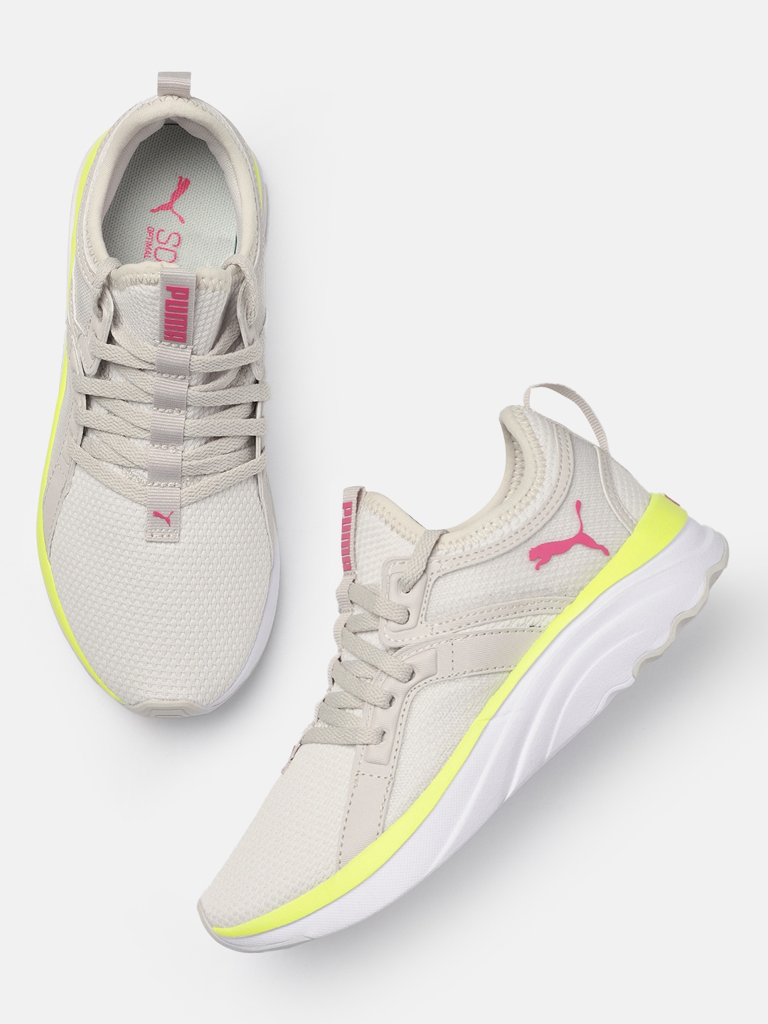 

Puma Girls SOFTRIDE Sophia Running Shoes, Grey