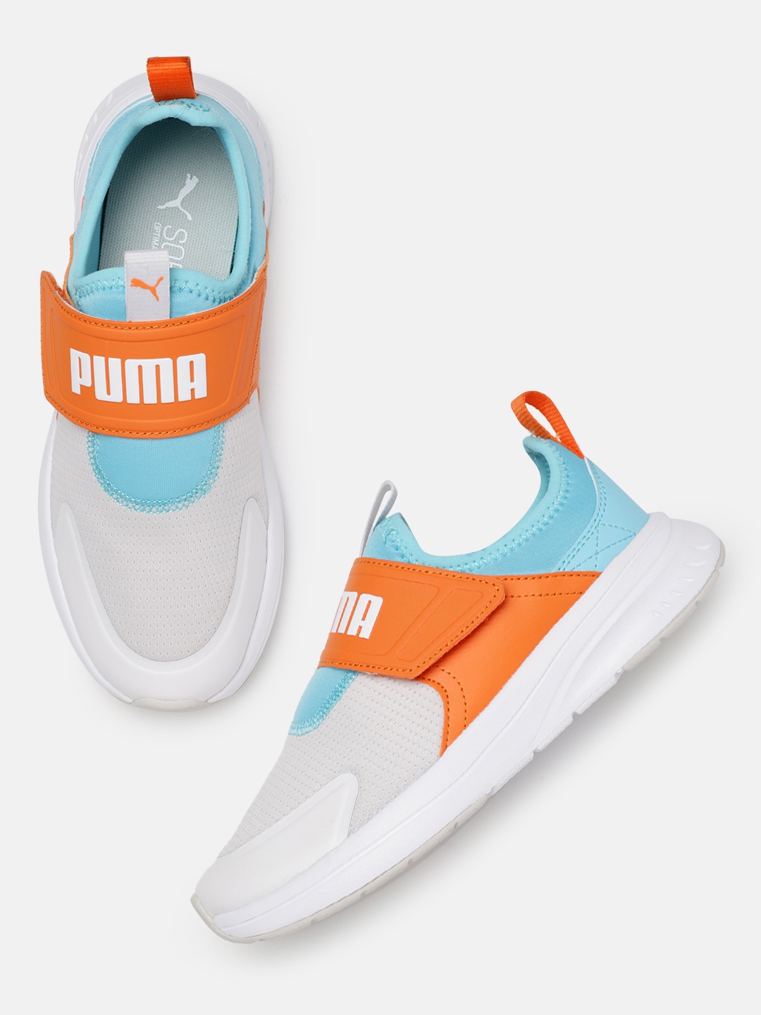 

Puma Kids Evolve Slip-On Sneakers, Grey