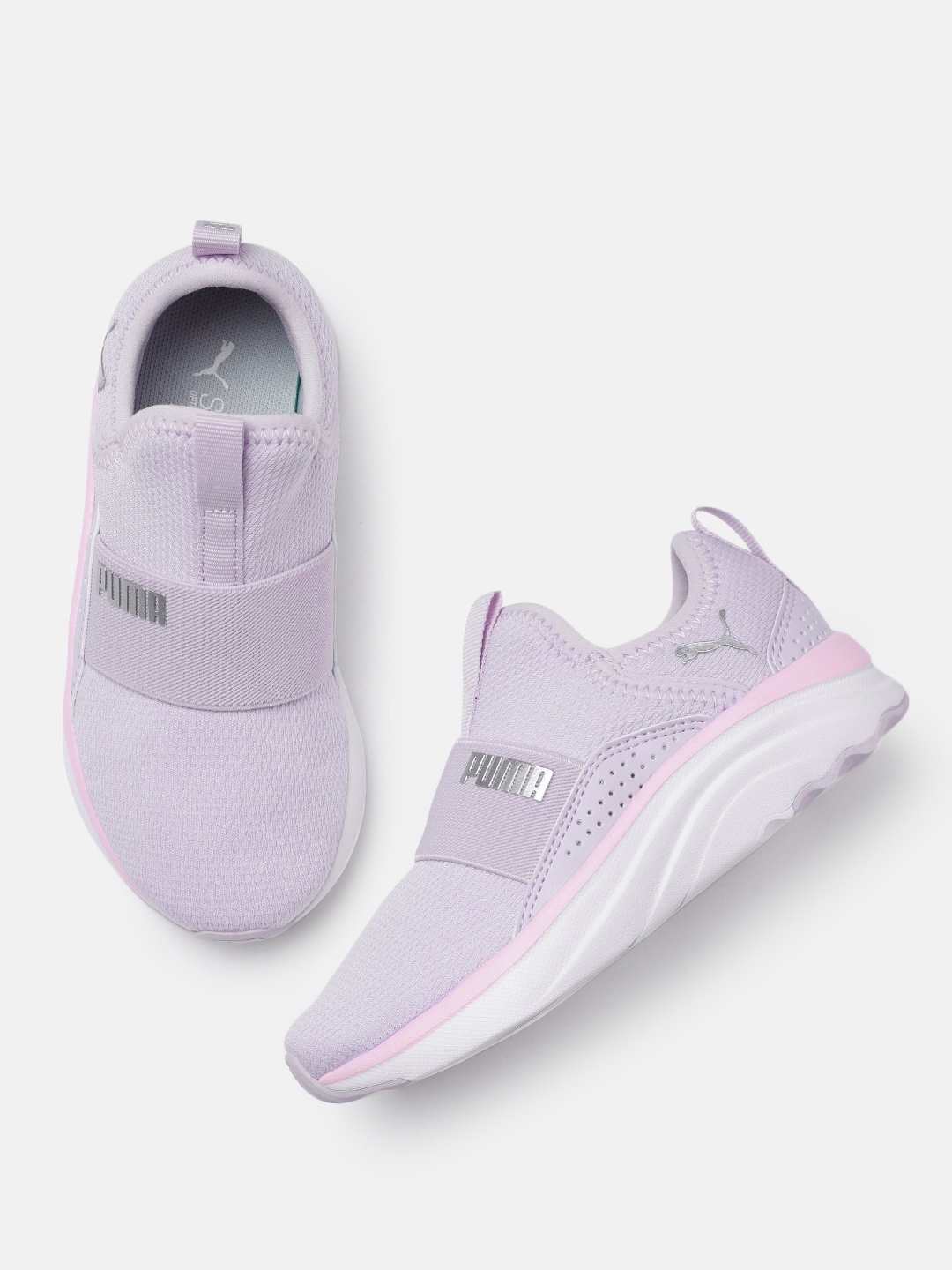 

Puma Girls Soft Sophia Slip-On Running Shoes, Lavender