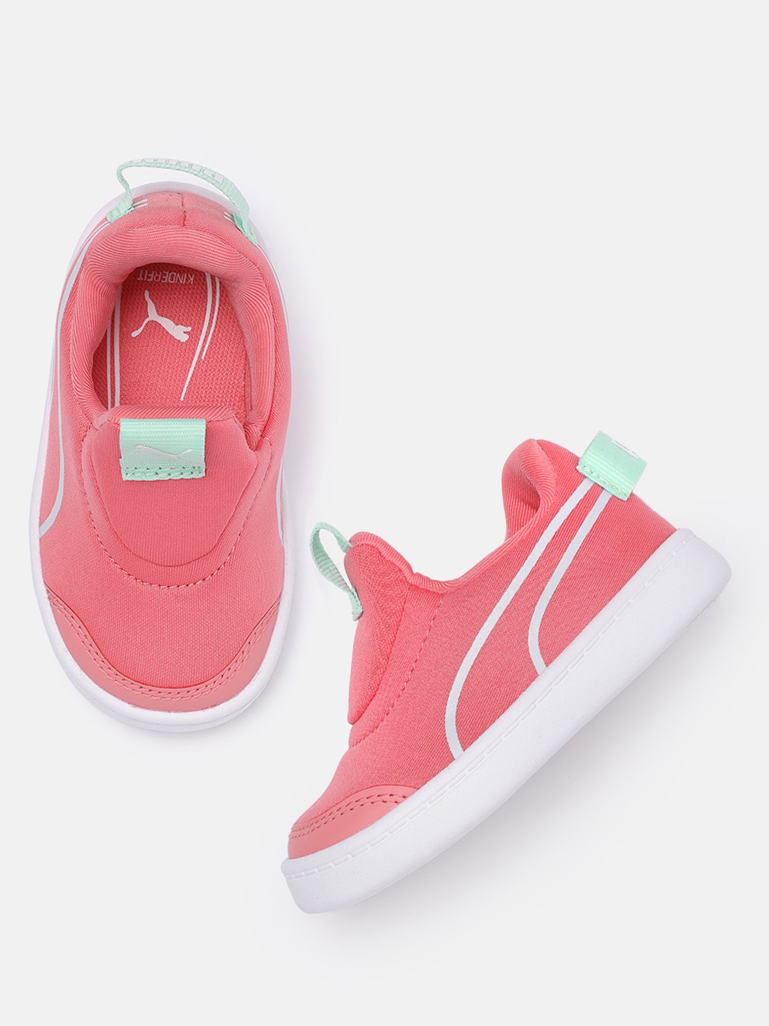 

Puma Kids Slip-On Sneakers, Coral