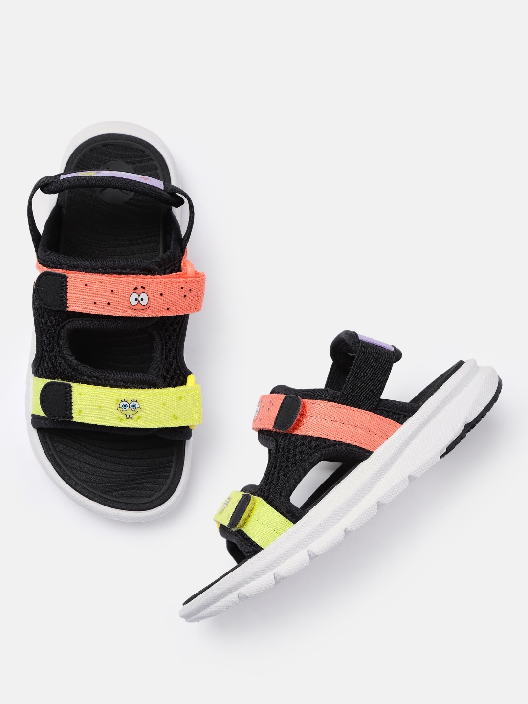 

Puma Kids Spongebob Evolve Sports Sandals, Black