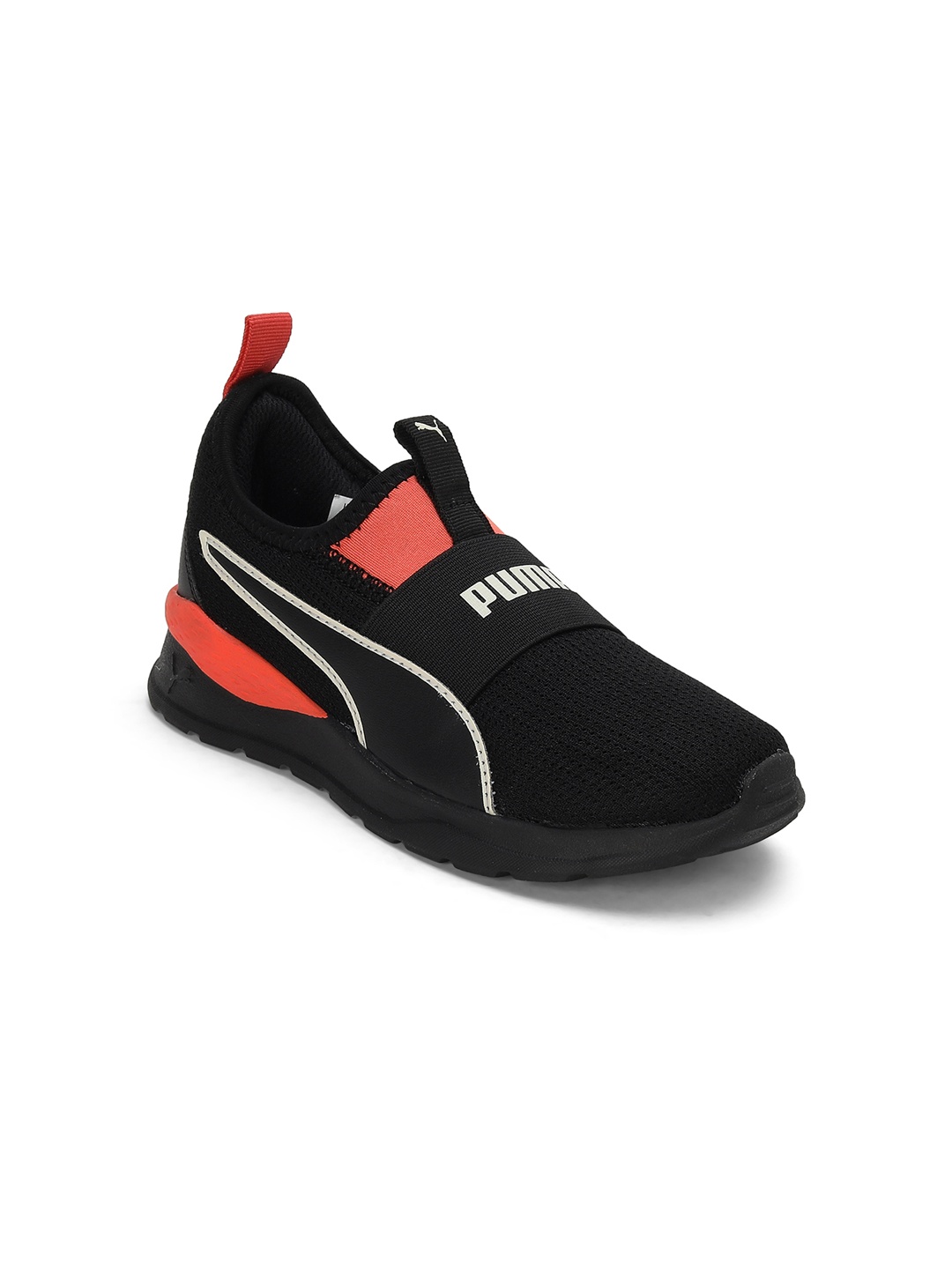 

Puma Kids Woven Design Hobbes Sneakers, Black