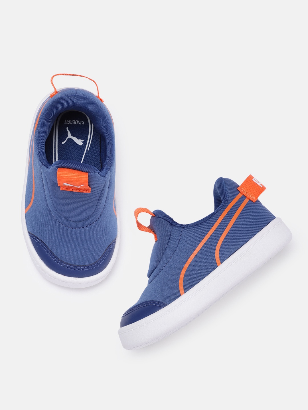 

Puma Kids Courtflex v2 Slip-On Sneakers, Blue