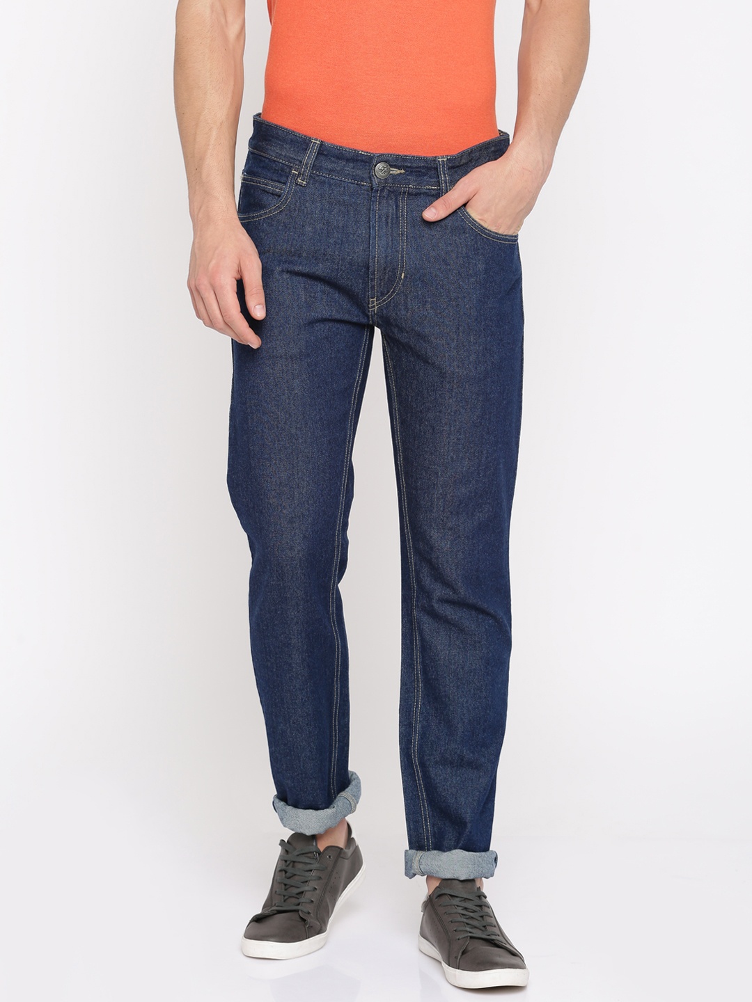 

Flying Machine Men Blue Slim Fit Mid-Rise Clean Look Jeans