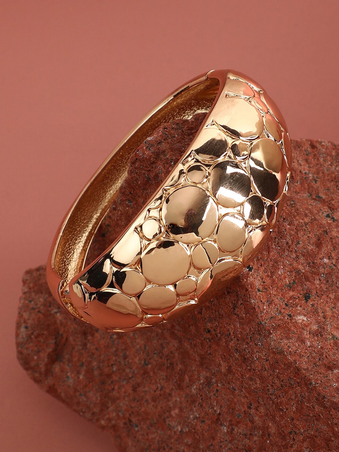 

SOHI Women Gold-Plated Kada Bracelet