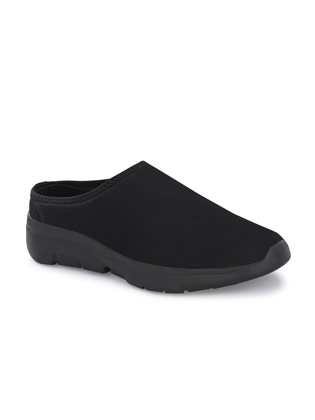 

Yuuki Men Woven Design Memory Foam Basics Mule Sneakers, Black