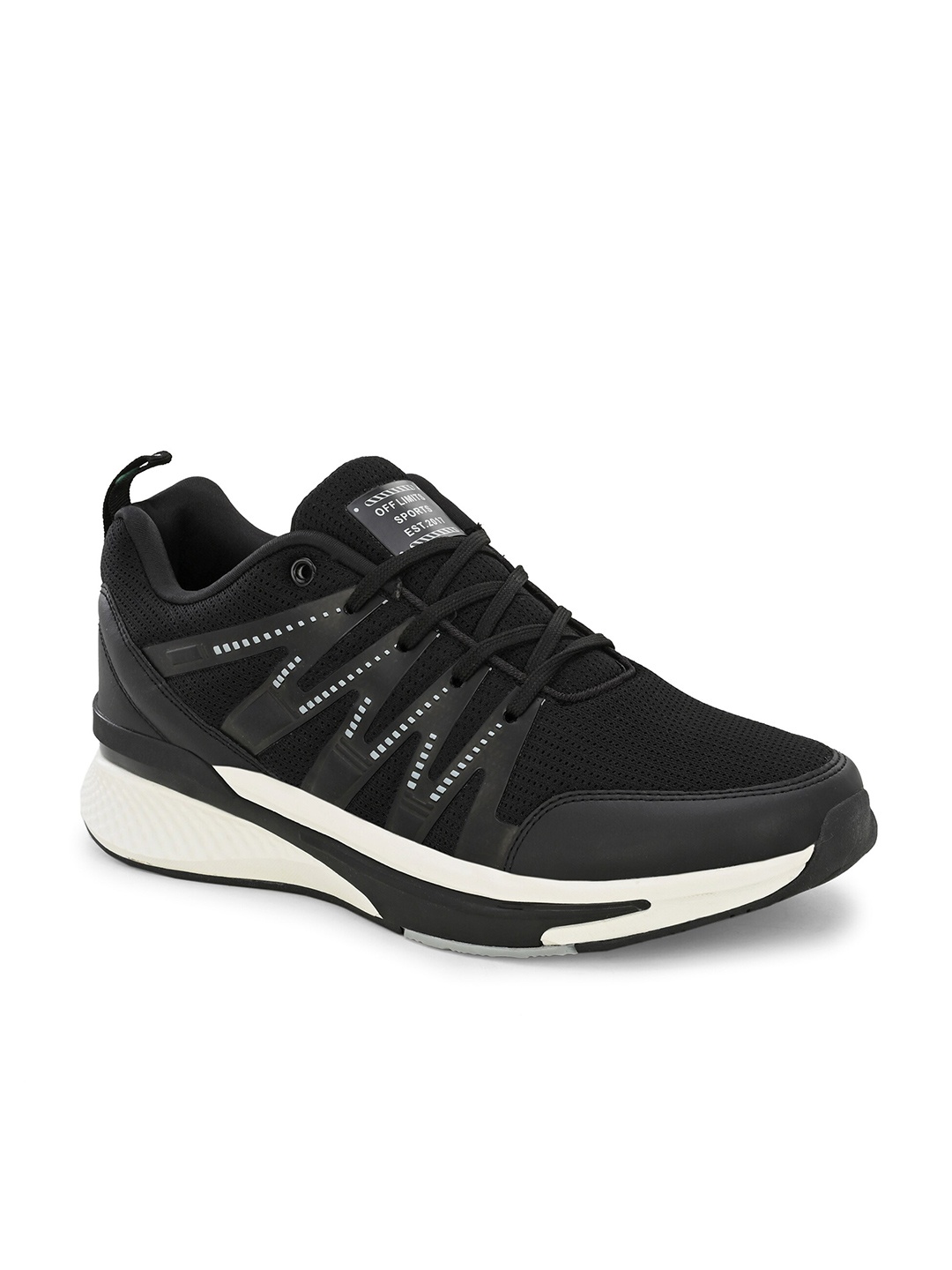 

OFF LIMITS Men Mesh Non-Marking Running Shoes, Black