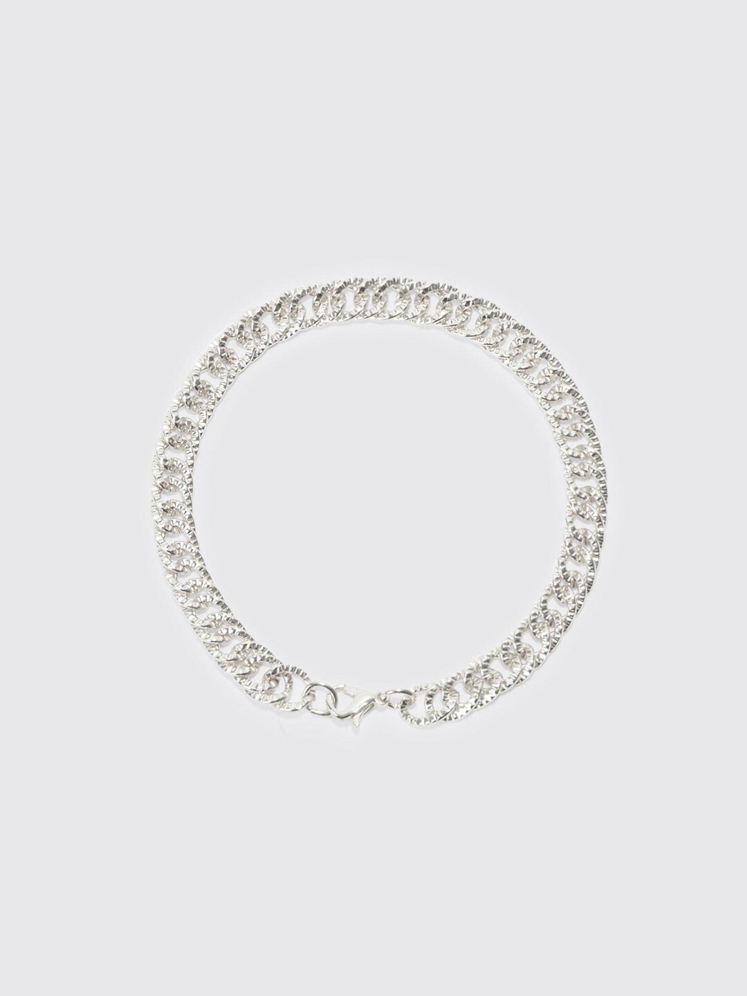 

boohooMAN Link Chunky Chain Bracelet, Silver