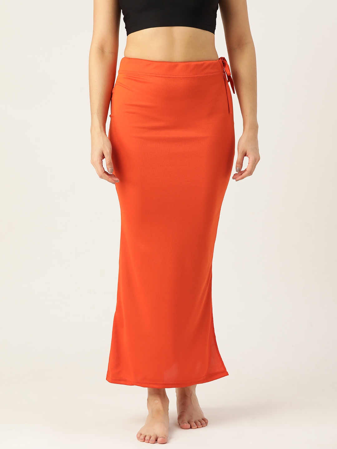 

Ms.Lingies Solid Saree Shapewear, Orange