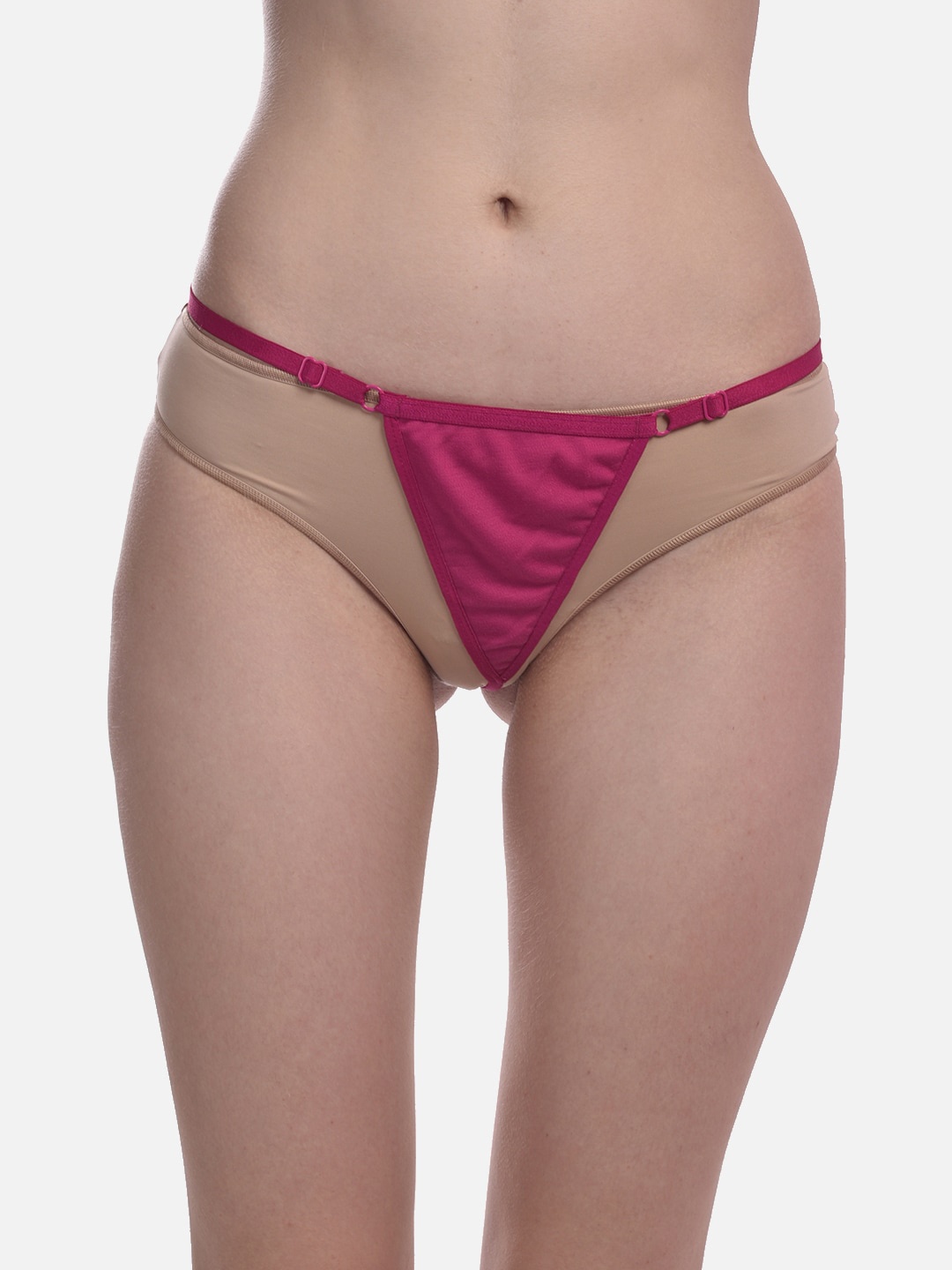 

FIMS Women Low-Rise Thong Briefs, Pink