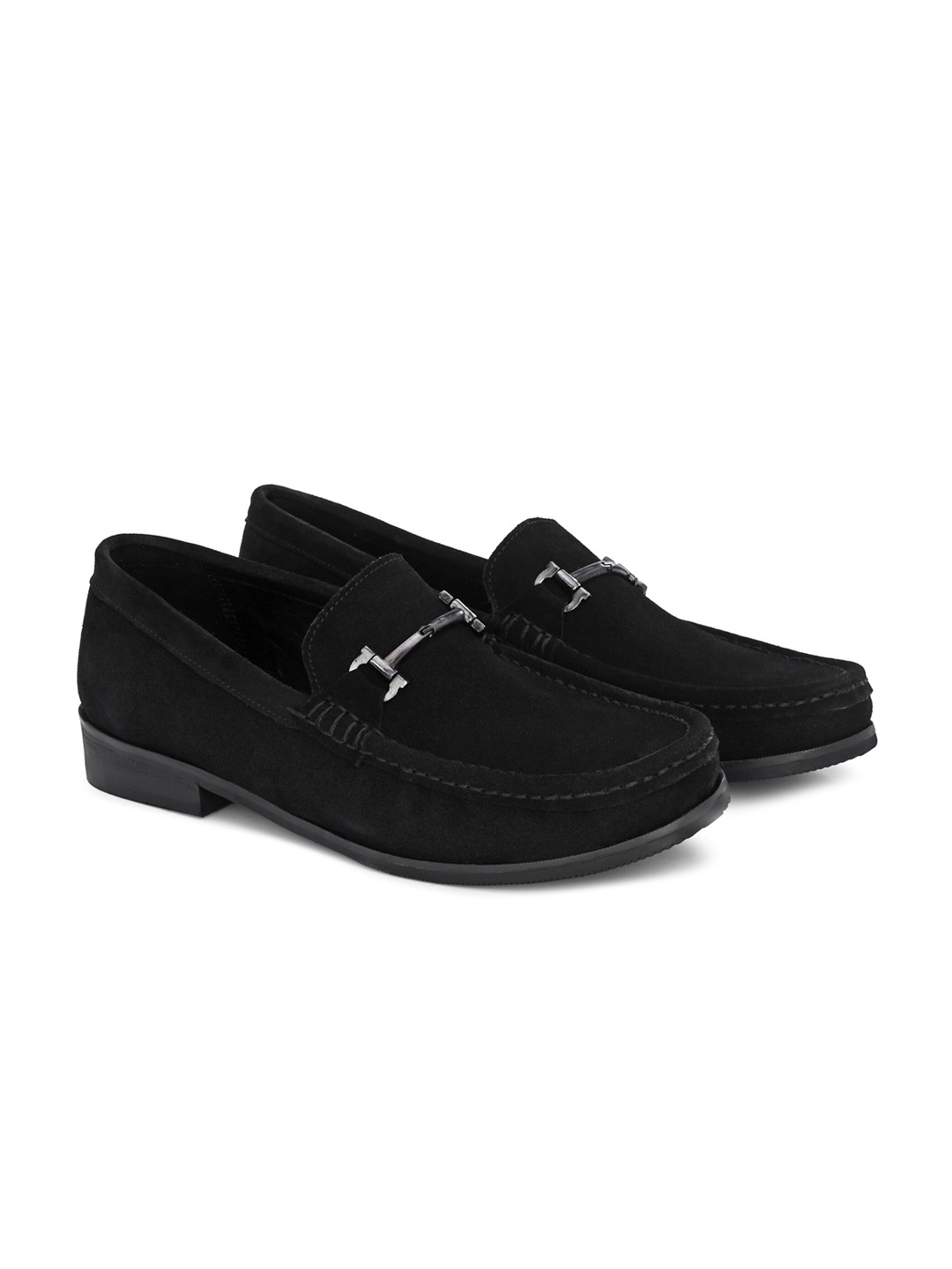 

CARLO ROMANO Men Slip On Round Toe Lightweight Loafers, Black