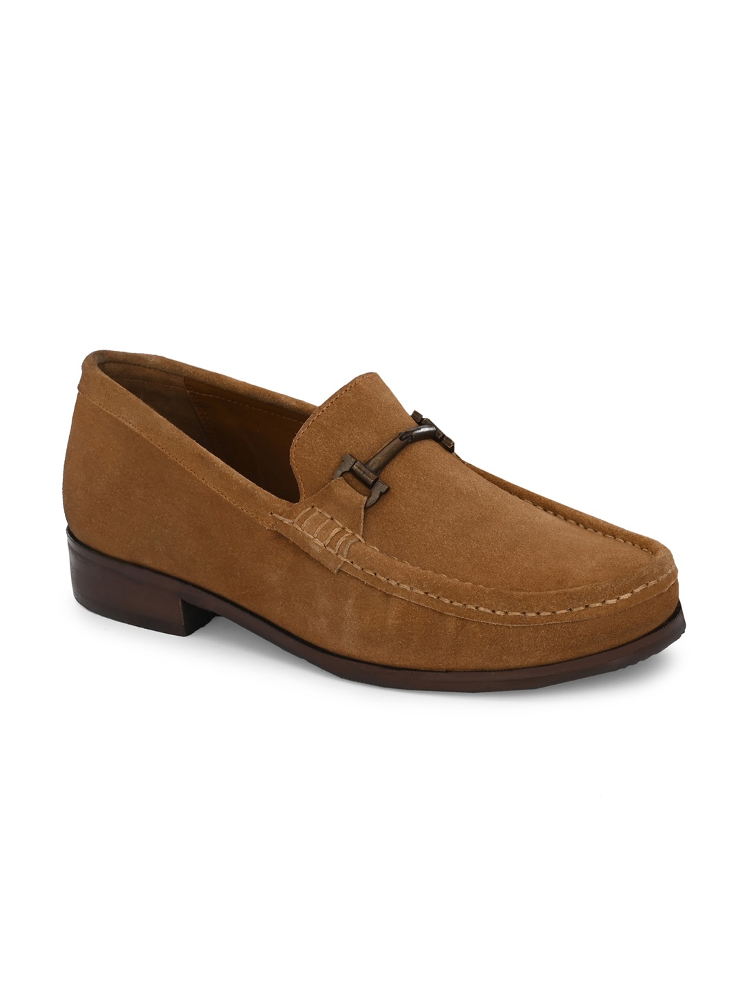 

CARLO ROMANO Men Slip On Round Toe Lightweight Loafers, Tan