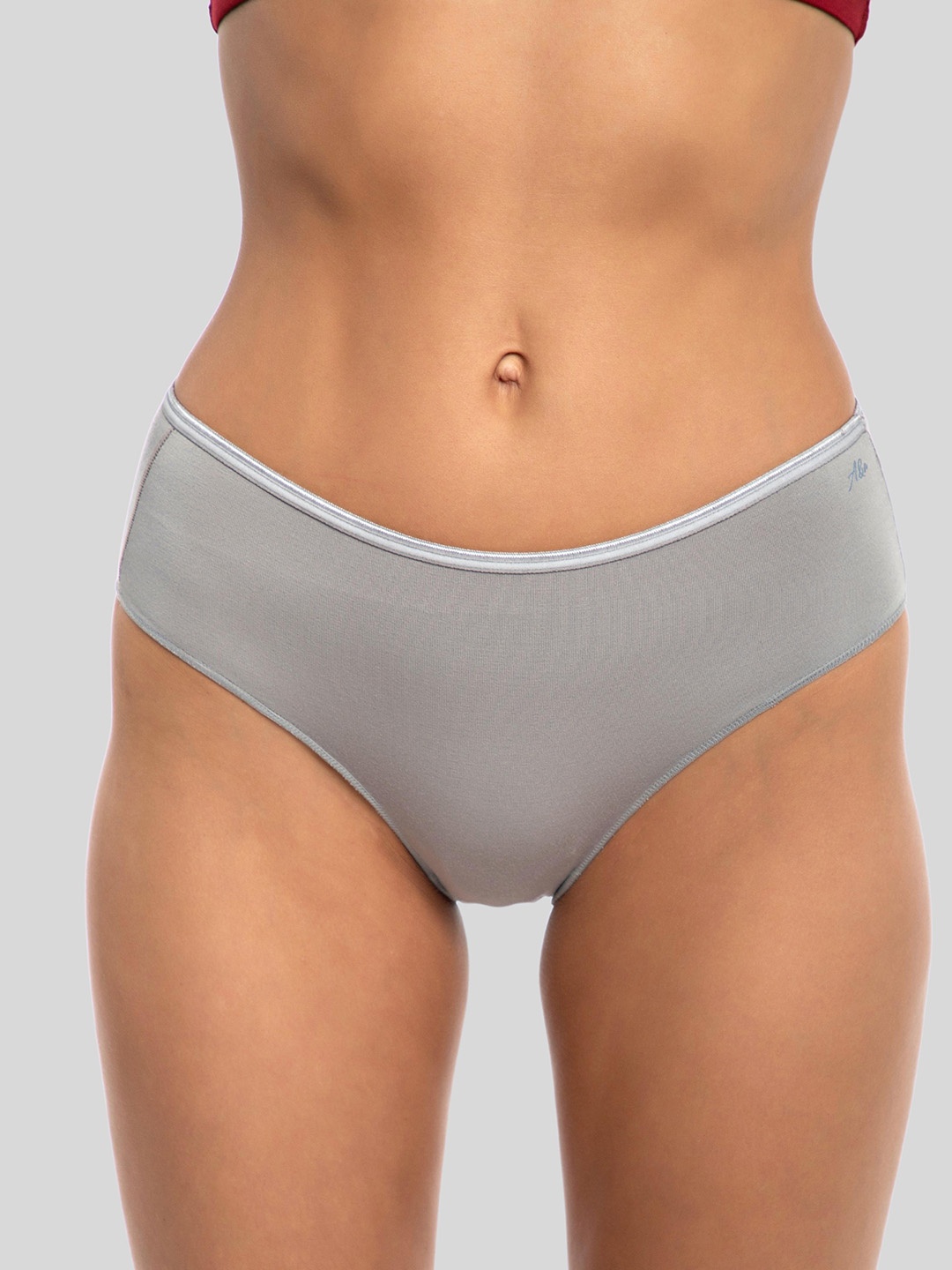 

Ashleyandalvis Women Pack of 1 Anti-Bacterial Anti Odour Modal Hipster AA-HIP-MG, Grey