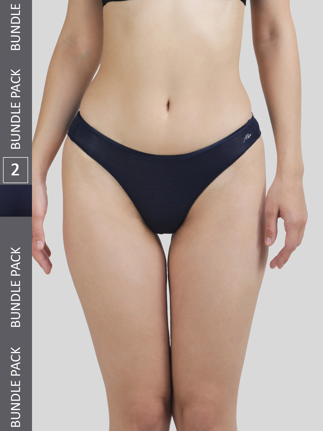 

Ashleyandalvis Women Pack of 1 Anti-Bacterial Anti Odour Modal Bikini AA-BIK-CB, Navy blue