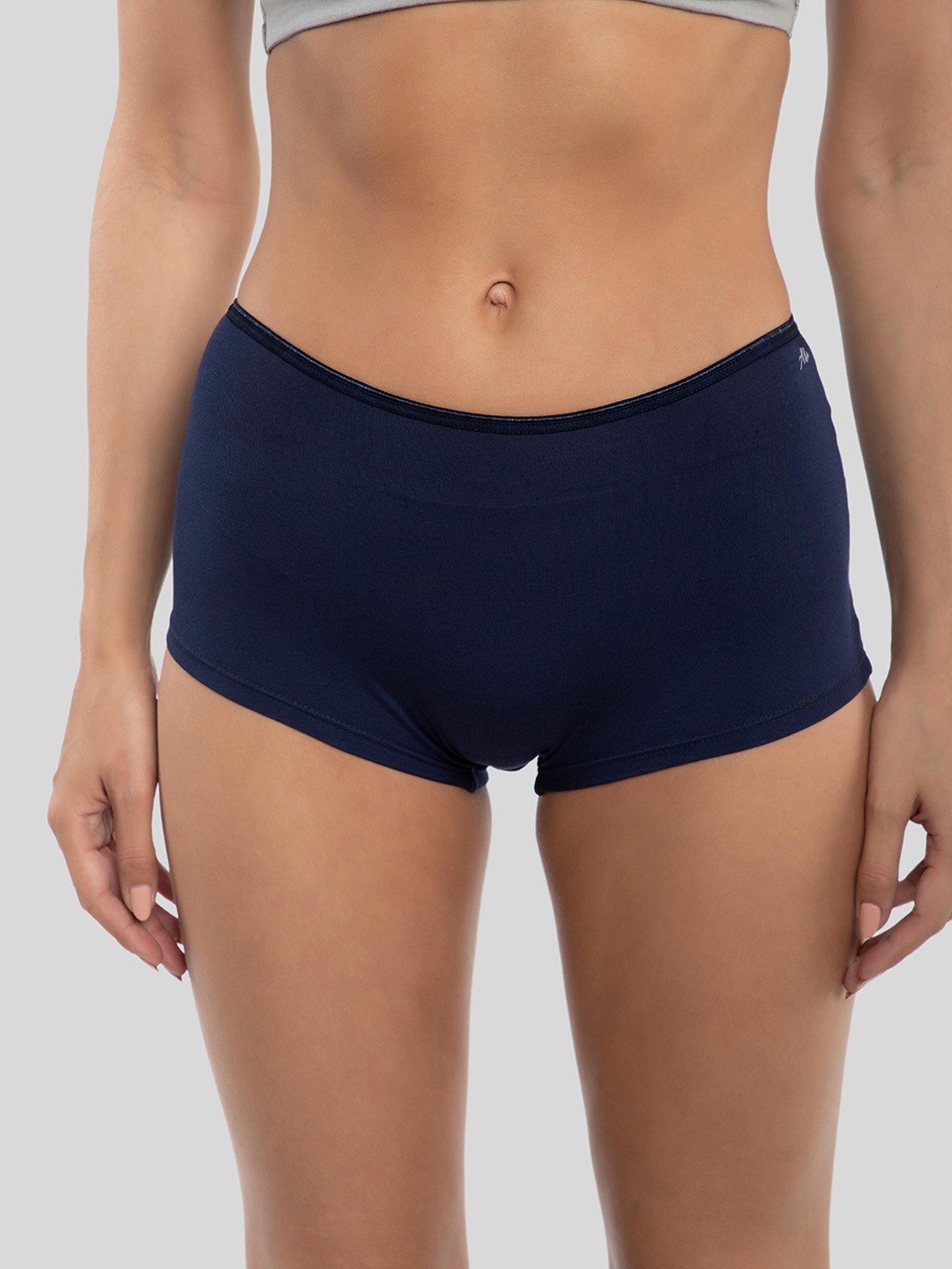 

Ashleyandalvis Women Pack of 1 Anti-Bacterial Anti Odour Modal Boysleg AA-BOL-CB, Navy blue