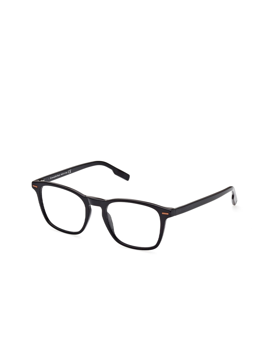 

Ermenegildo Zegna Men Full Rim Wayfarer Frames EZ5244 51 001, Transparent