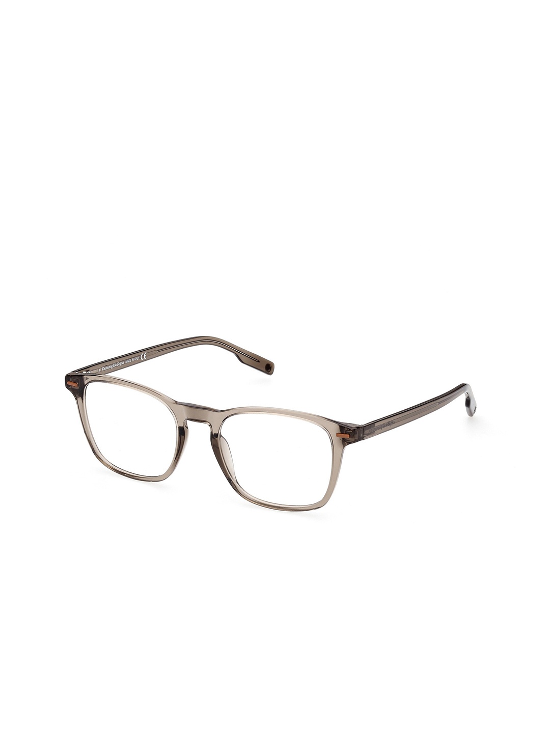 

Ermenegildo Zegna Men Full Rim Square Frames EZ5244 51 051, Transparent