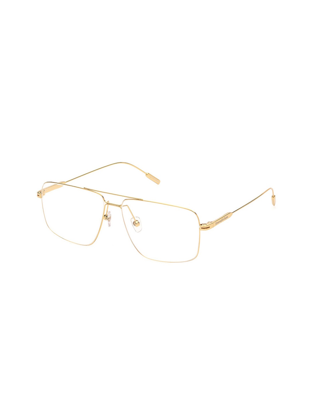 

Ermenegildo Zegna Men Full Rim Aviator Frames, Gold