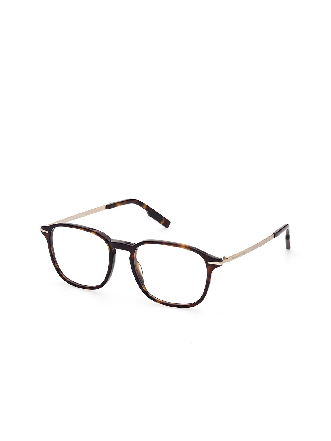 

Ermenegildo Zegna Men Abstract Full Rim Square Frames, Brown