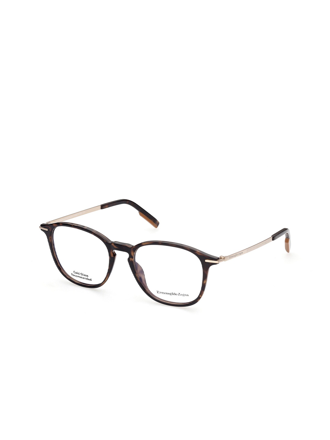 

Ermenegildo Zegna Men Full Rim Aviator Sunglasses with UV Protected Lens- EZ0202 57 01A, Black